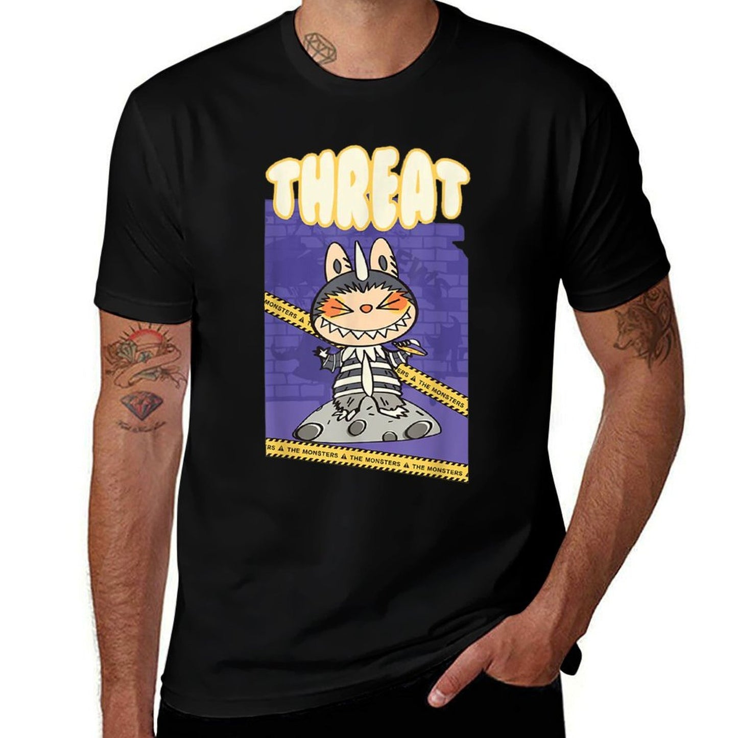 Labubu Lover Cute Labubu Funny The Monsters Party Boys Vintage-inspired T-Shirt