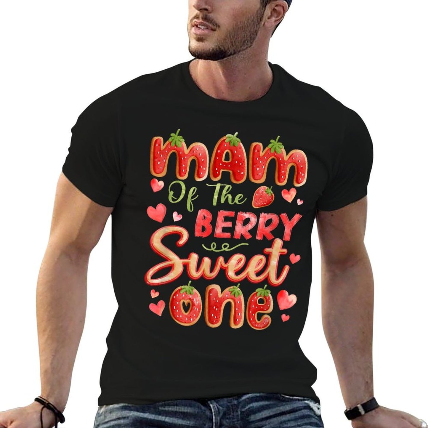 MAM Of The Berry Sweet One Strawberry Polyester Blend T-Shirt