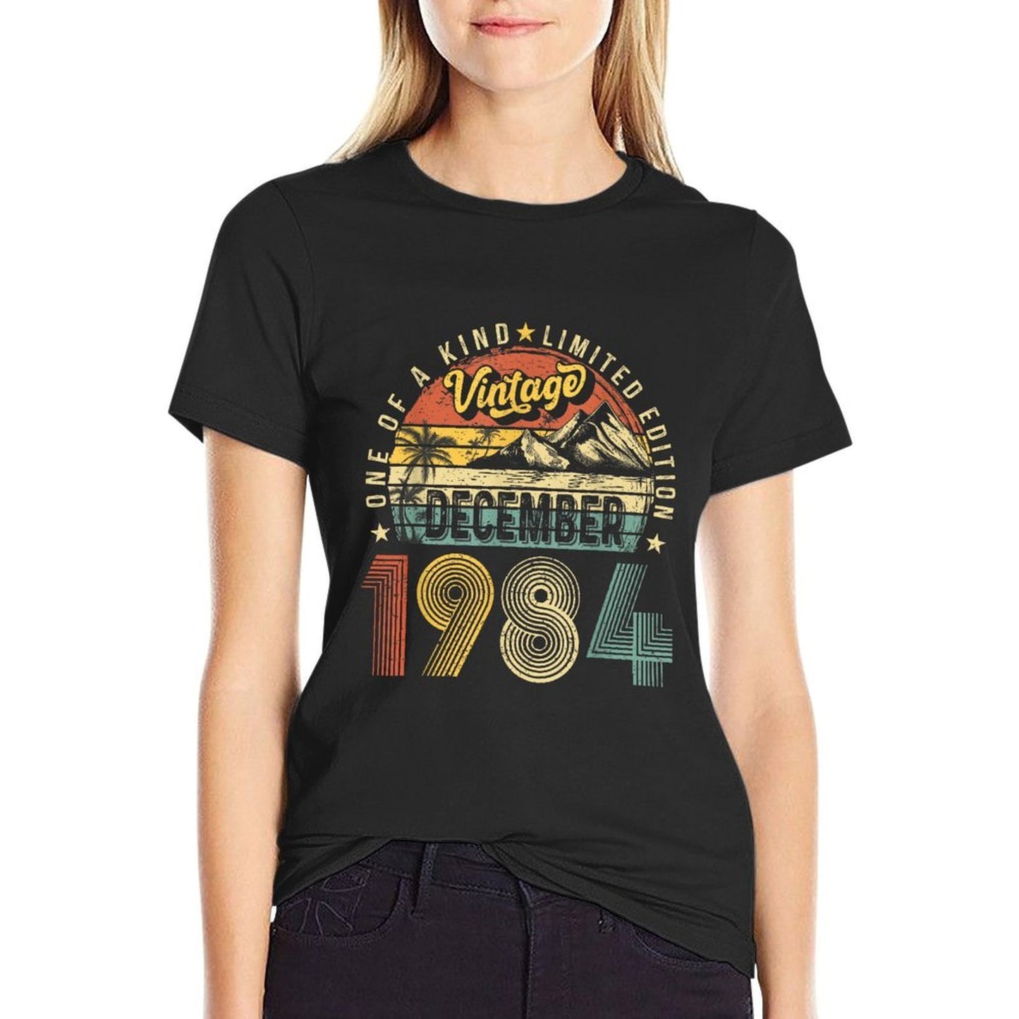 40th Birthday Gift Retro December 1984 40 Year Old Men Women Quick-drying T-Shirt
