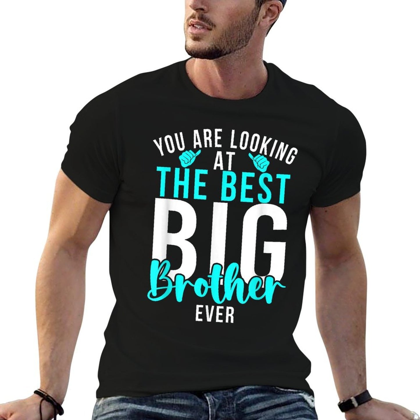 You Are Looking at The Best Big Brother Ever Big Brother Slim-fit Cut T-Shirt