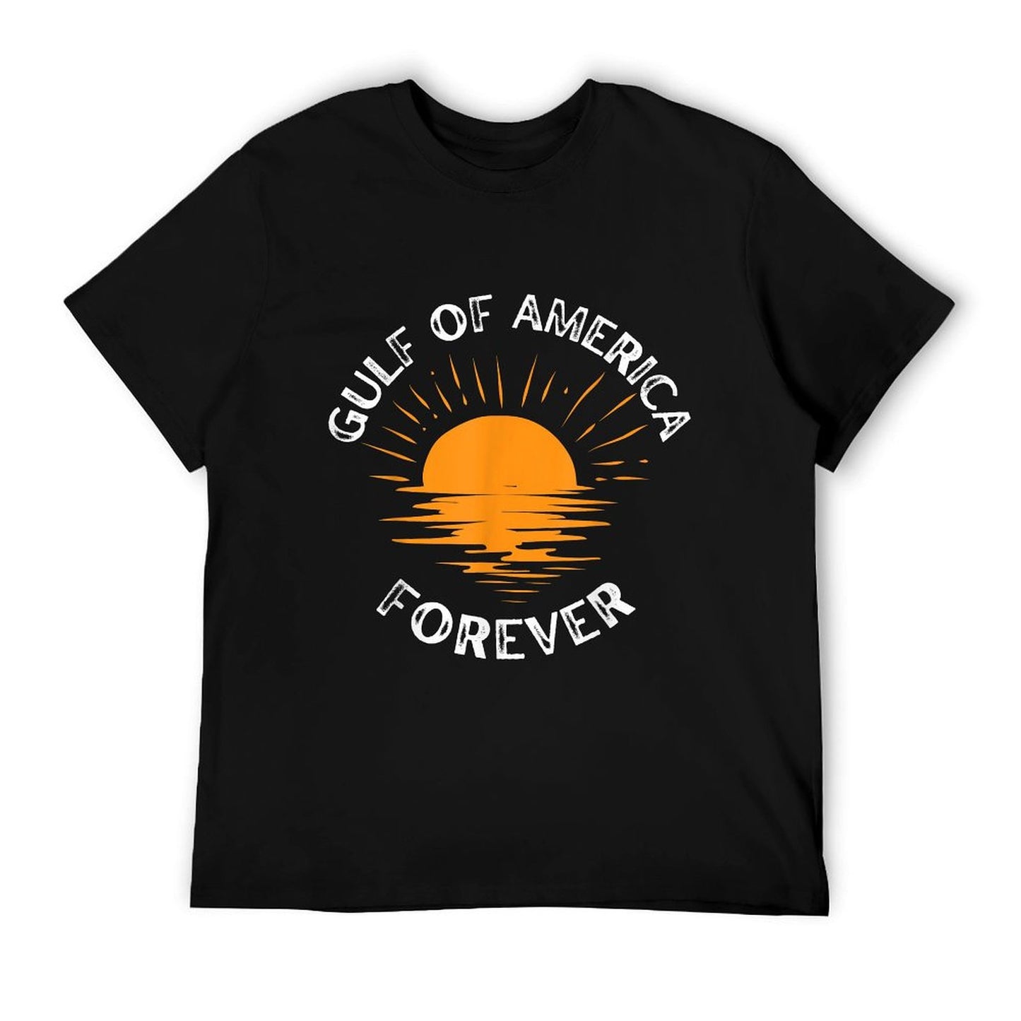 Gulf of USA America Retro Throwback Design Relaxed-fit T-Shirt