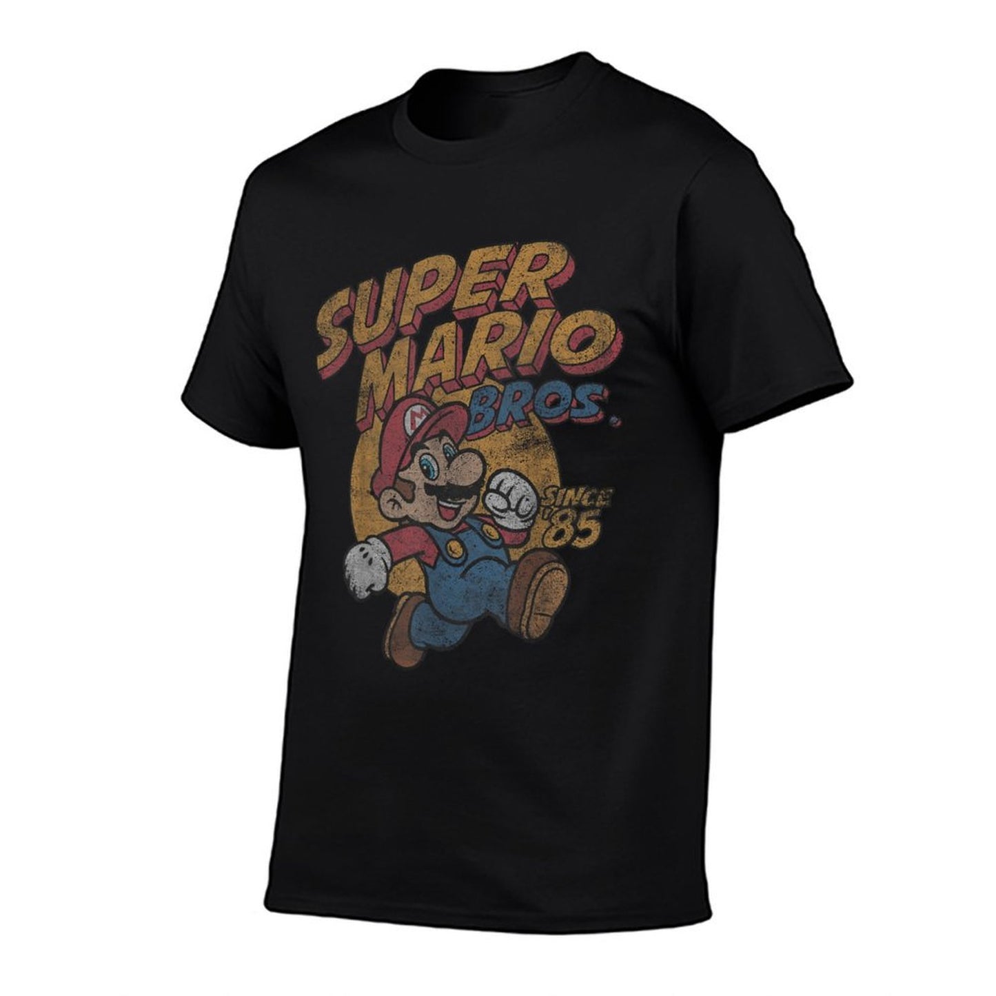 Super Mario Bros. Since '85 Vintage Poster High-quality Stitching T-Shirt