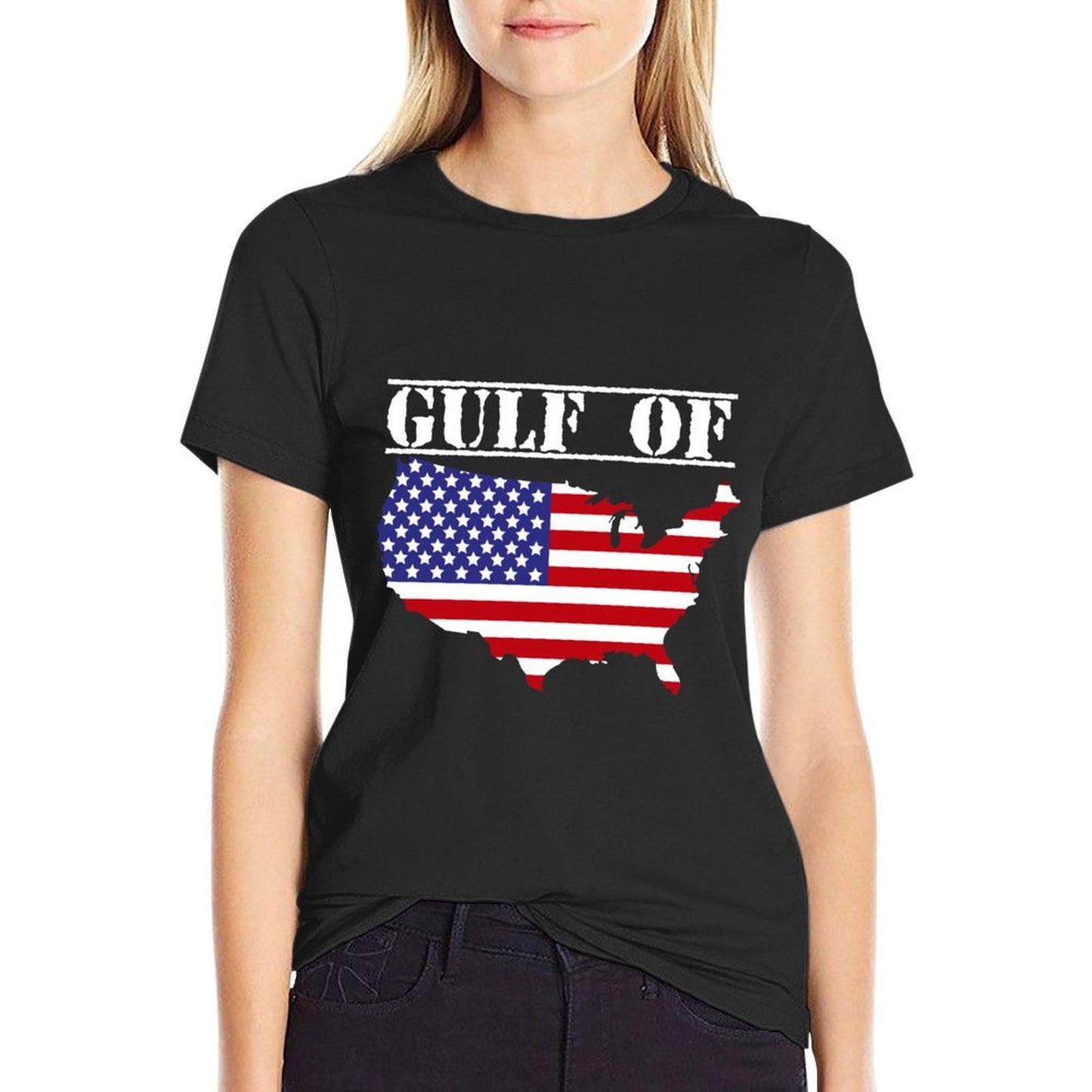 Gulf of United States of America Long Sleeve Cotton T-Shirt