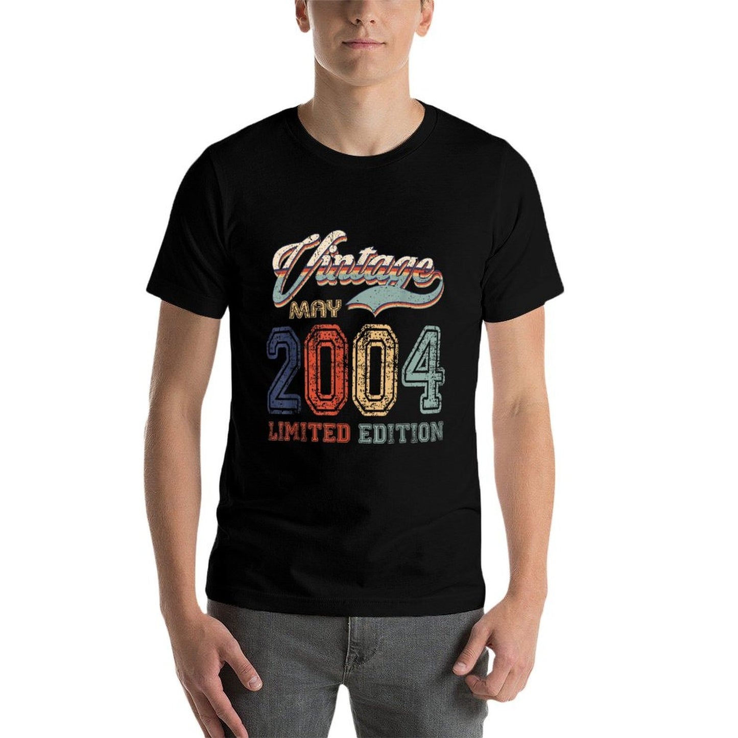 21 Years Old Retro Vintage May 2004 Funny 21st Birthday Versatile T-Shirt