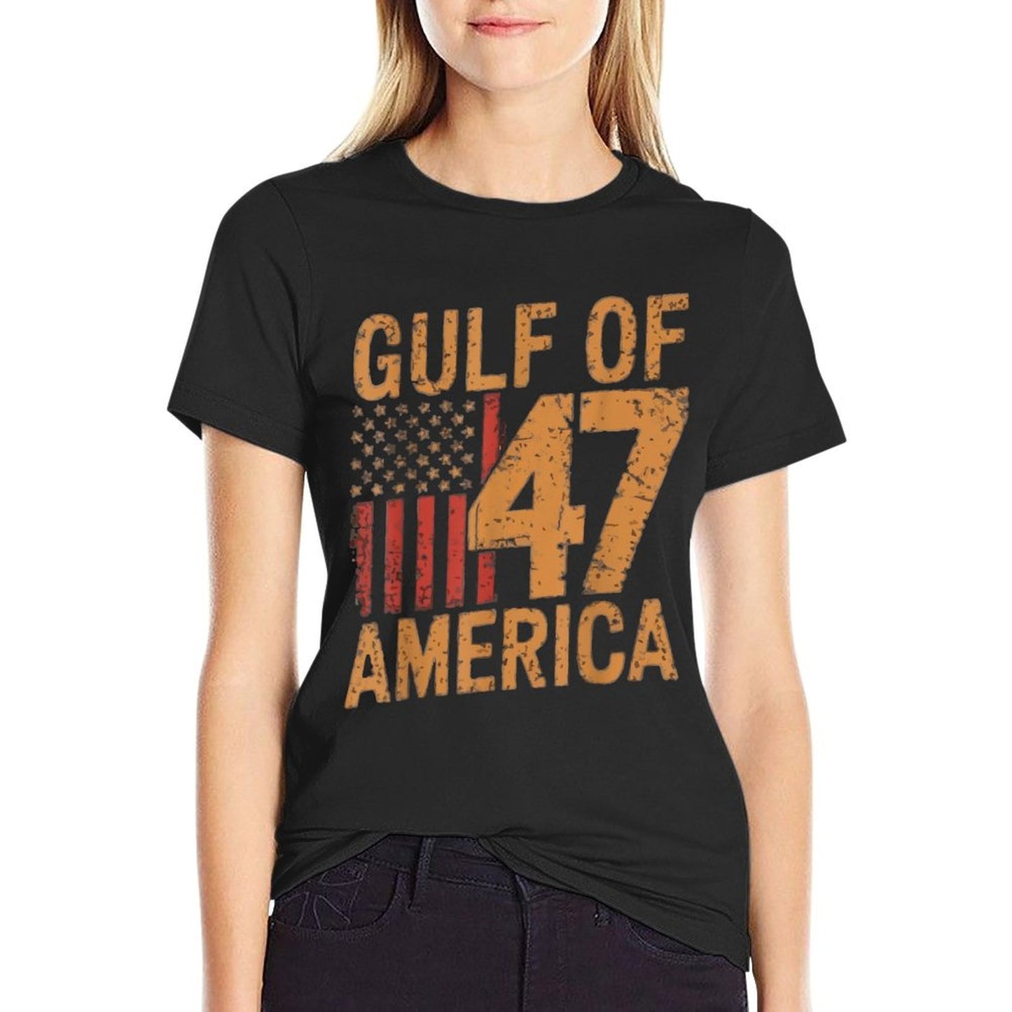Retro Vintage Gulf Of US America 2025 American Lightweight T-Shirt
