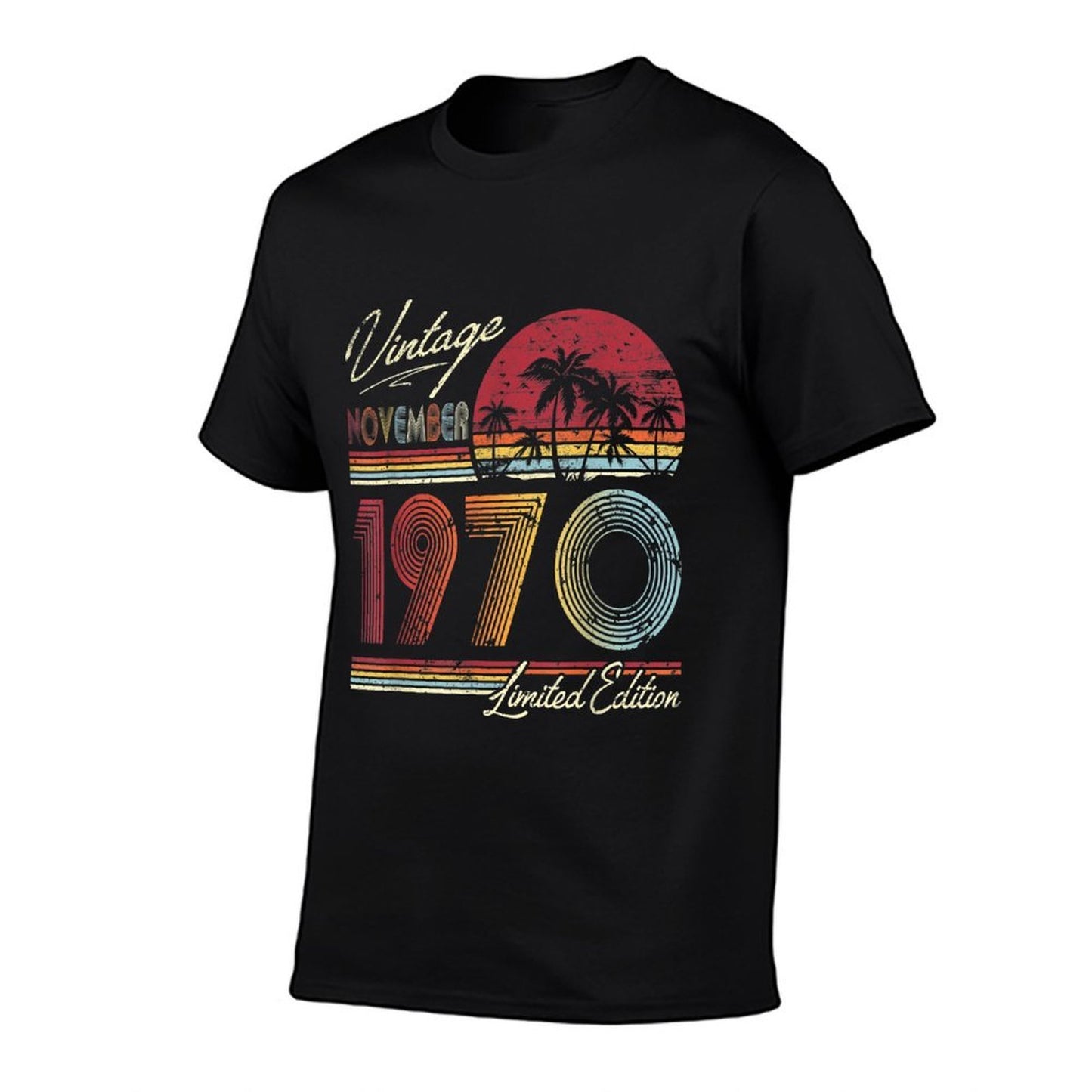 Vintage 50th Birthday Retro Vintage November 1970 Easy-care T-Shirt