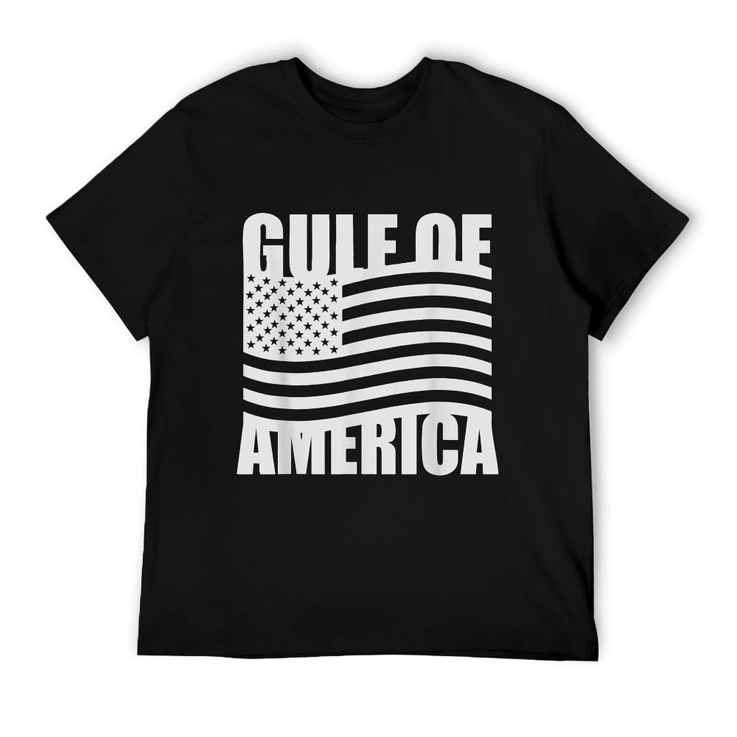 Gulf of USA America Funny USA Flag Summer-ready Fabric T-Shirt