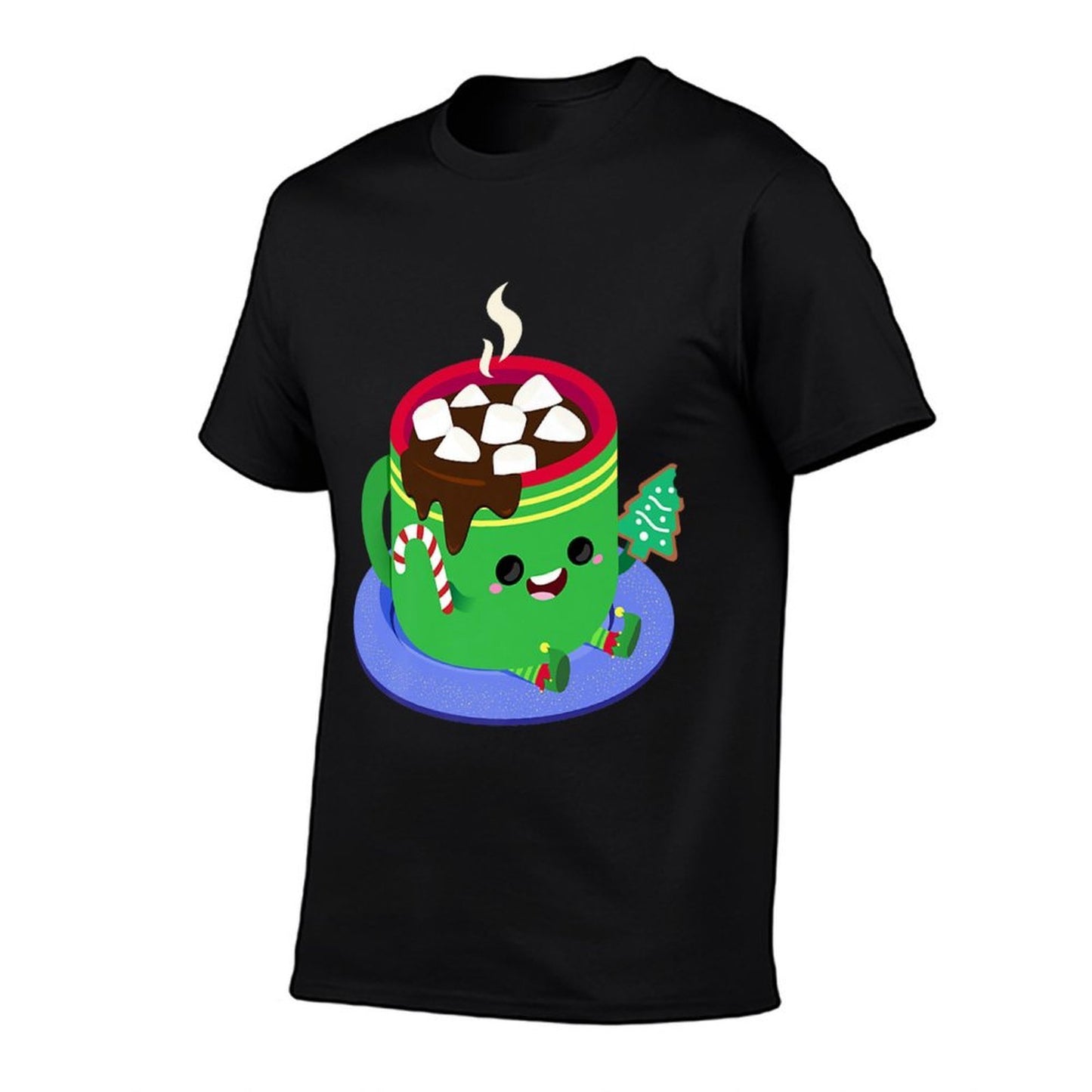 Festive Hot Chocolate Premium Polyester Blend T-Shirt