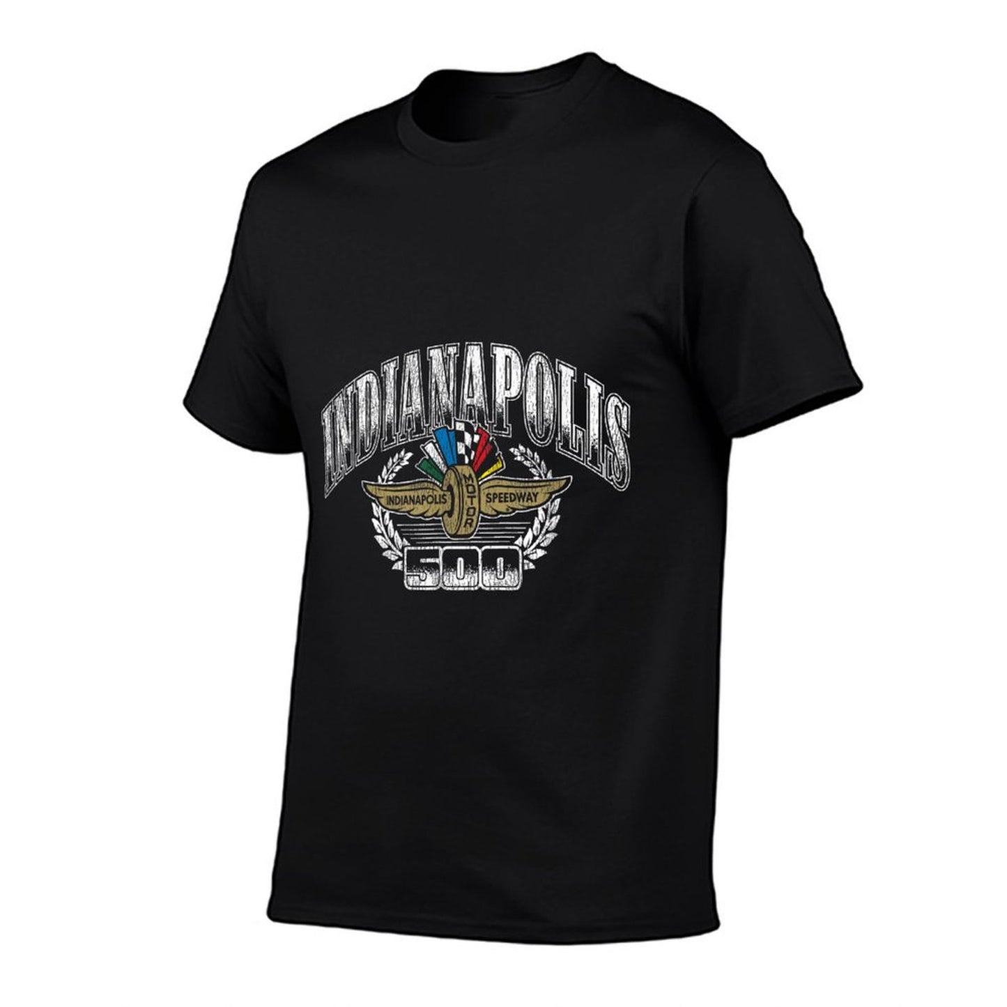 Indy 500 Indianapolis Motor Speedway Vintage Distressed Logo Moisture-wicking T-Shirt