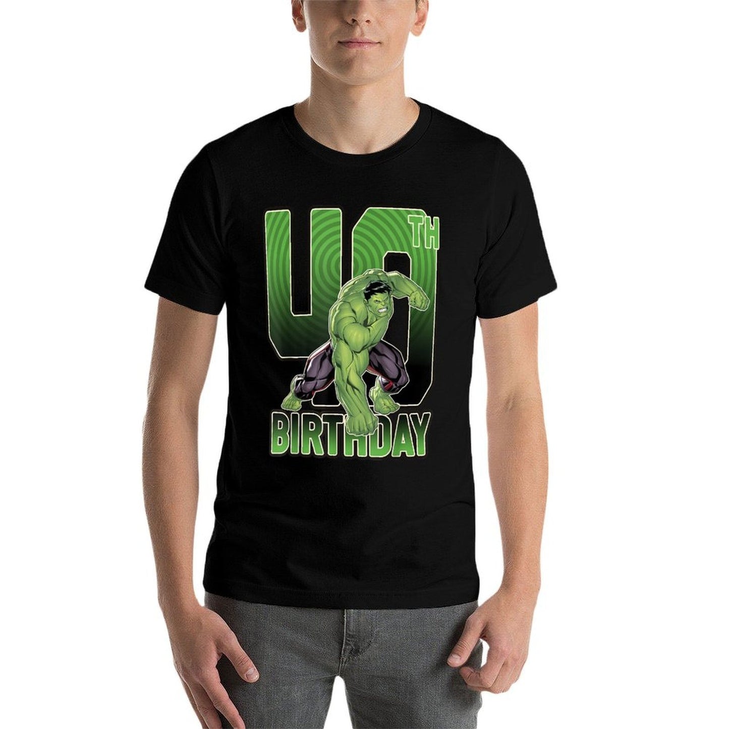 Marvel Hulk Smash 40th Birthday Graphic Classic T-Shirt