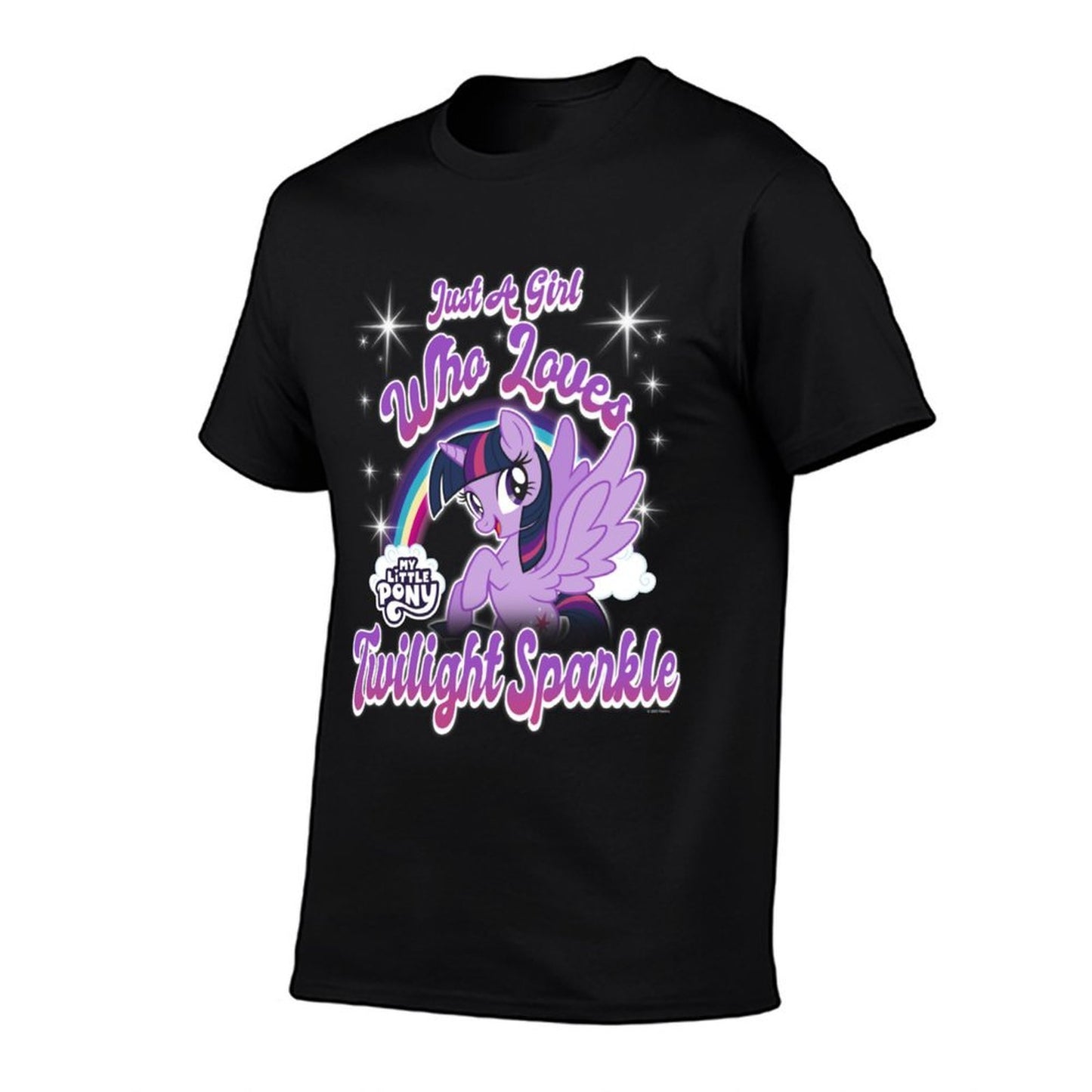 My Little Pony Friendship Is Magic Girl Twilight Sparkle Ribbed Collar T-Shirt