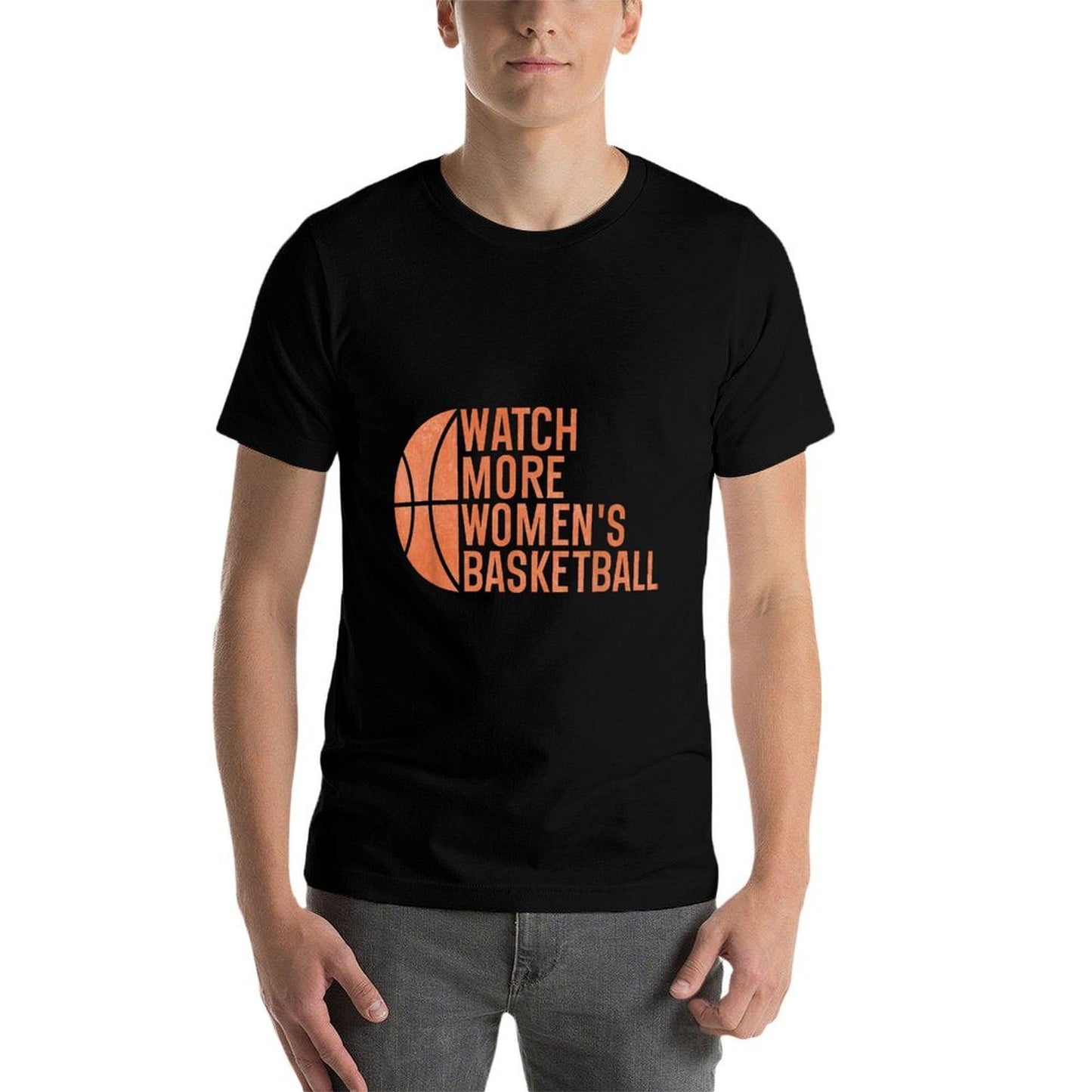 Watch More Womens Basketball Support Women on Sports Eco-friendly Material T-Shirt