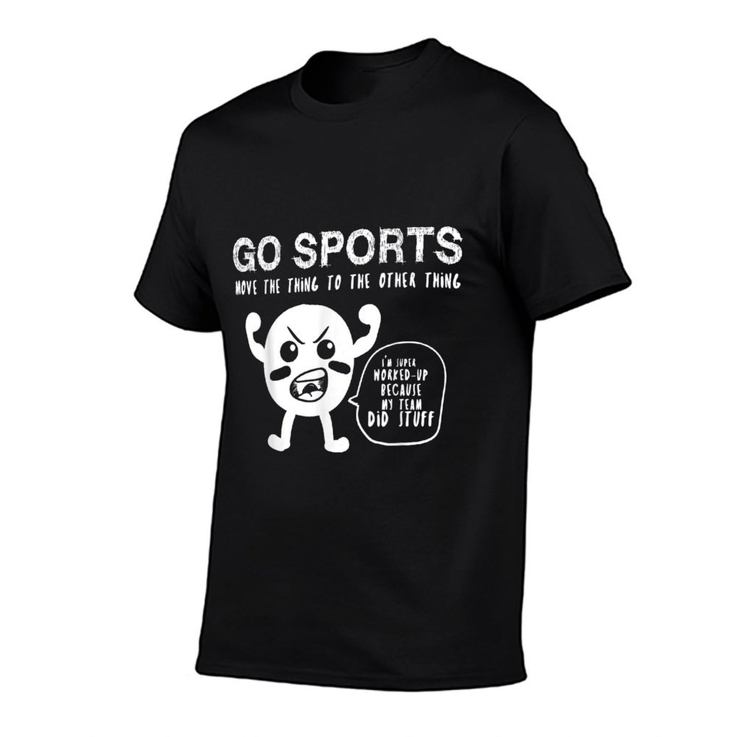 Go Sports Fan, Sports, Move The Other Thing Oversized Silhouette T-Shirt