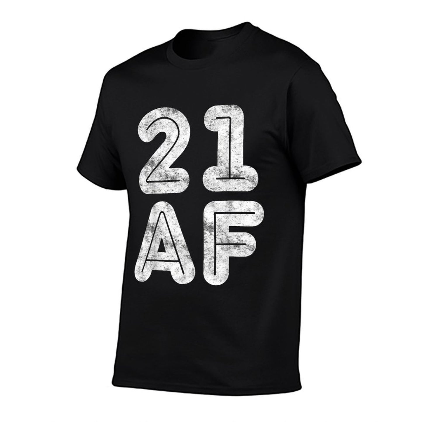 21 AF 21st Birthday Fade-proof Color T-Shirt