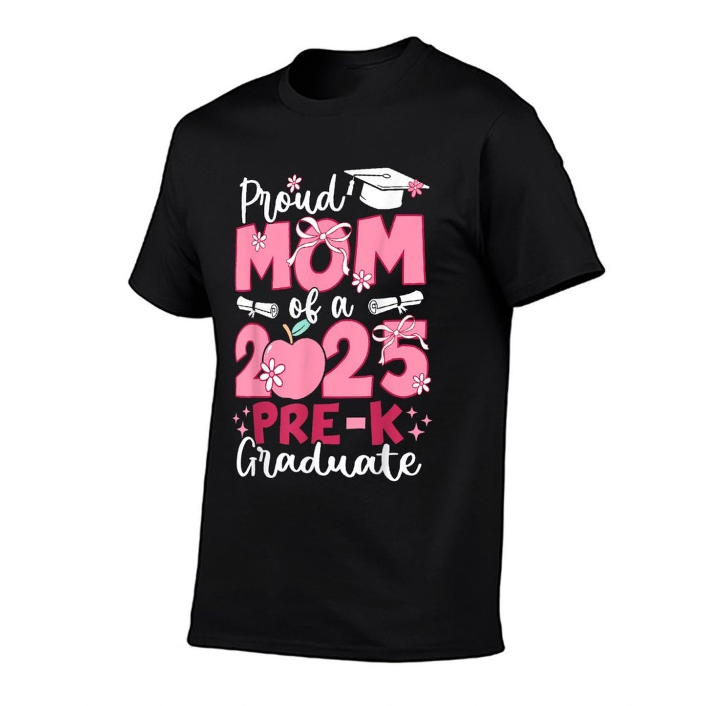 Proud Mom Of 2025 Pre-K Graduate Mothers Day Graduation Prek Soft T-Shirt
