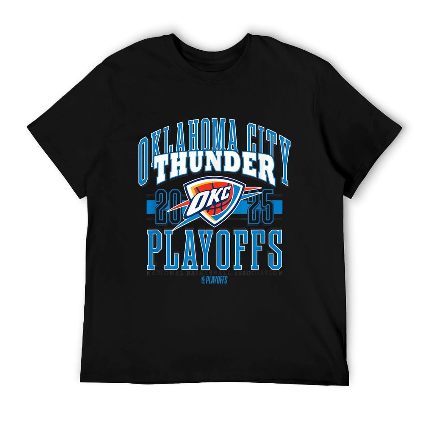 NBA Official Oklahoma City Thunder 2025 Playoffs Showtime Moisture-wicking T-Shirt