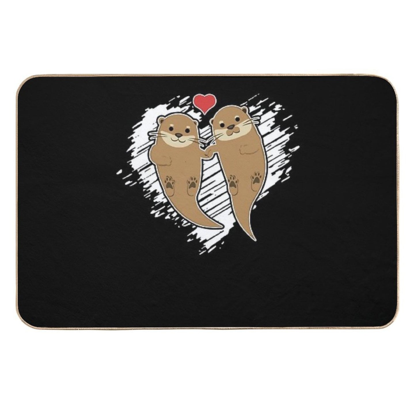 Otter - Otters In Love Eco-Friendly Bath Mat