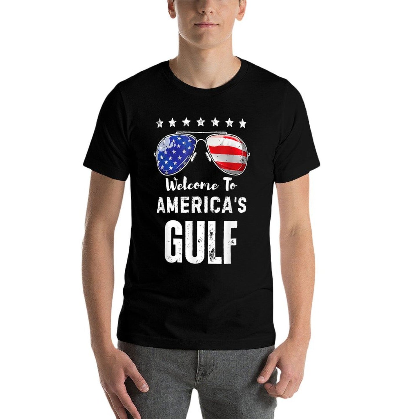 WELCOME TO AMERICA'S GOLF MAKE GULF GREAT AGAIN TRUMP FUNNY Graphic-printed T-Shirt