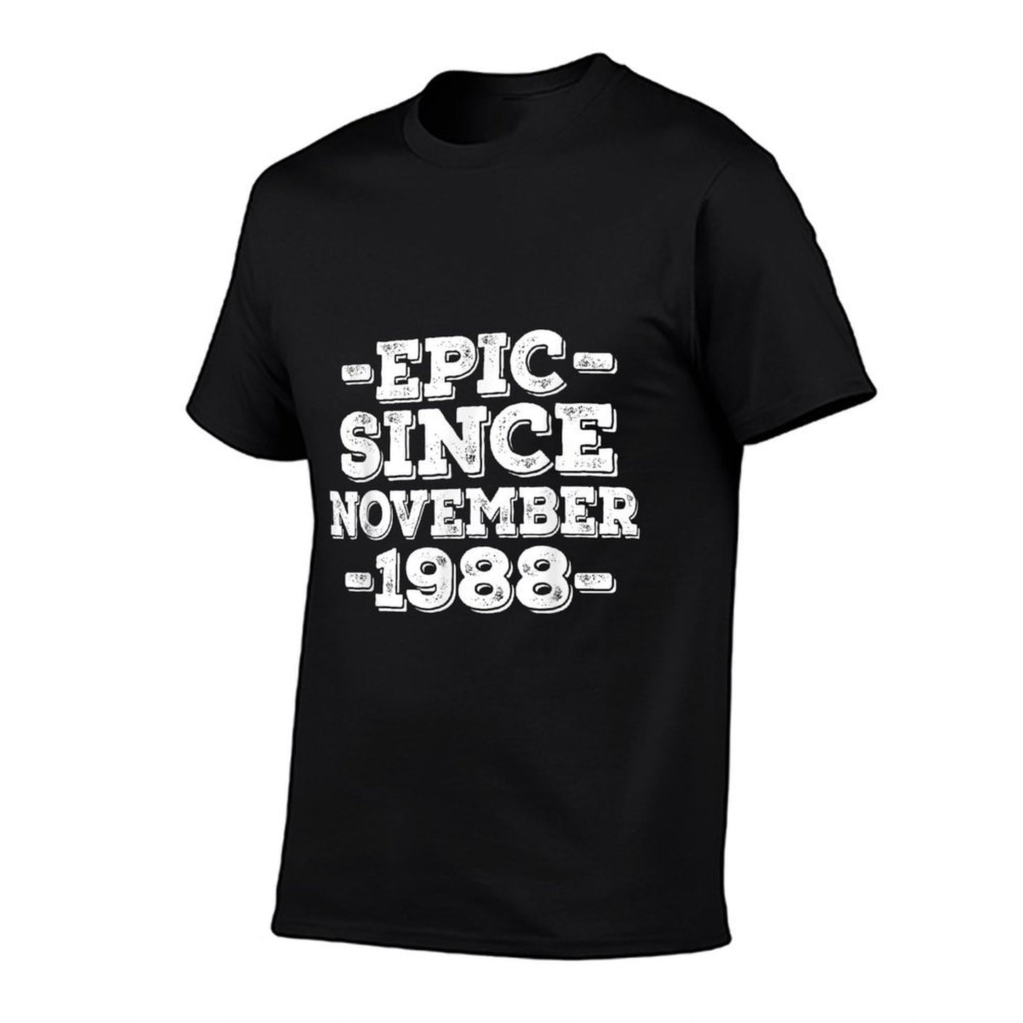 30th Birthday Thirty Bday Born in November 1988 Heathered Texture T-Shirt