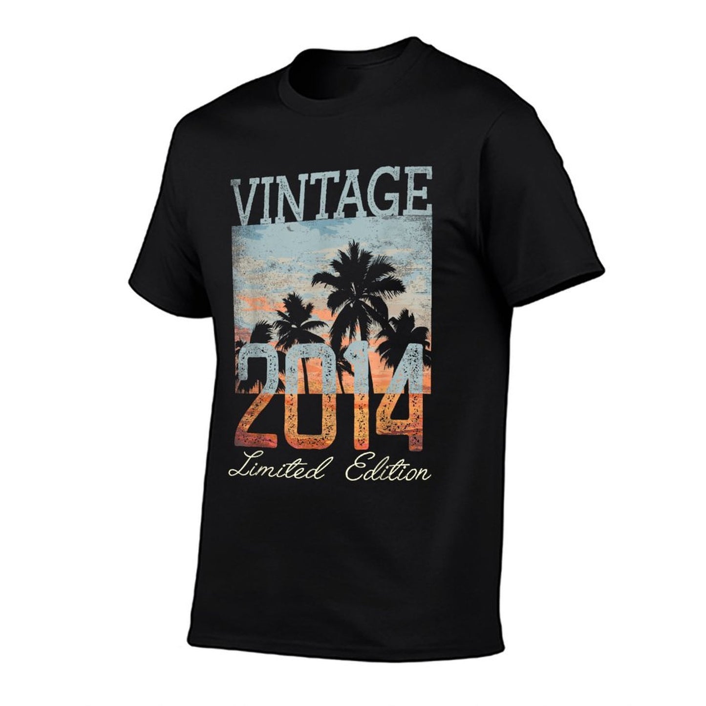 Vintage 2014 Limited Edition 11th Birthday 11 Year Old Gifts Summer-ready Fabric T-Shirt