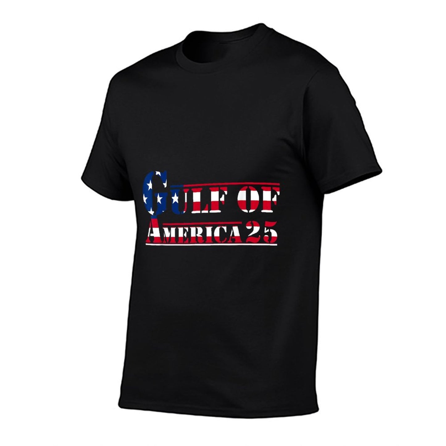 Retro Gulf Of US America 2025 American Flag Gulf Mexico Moisture-wicking T-Shirt