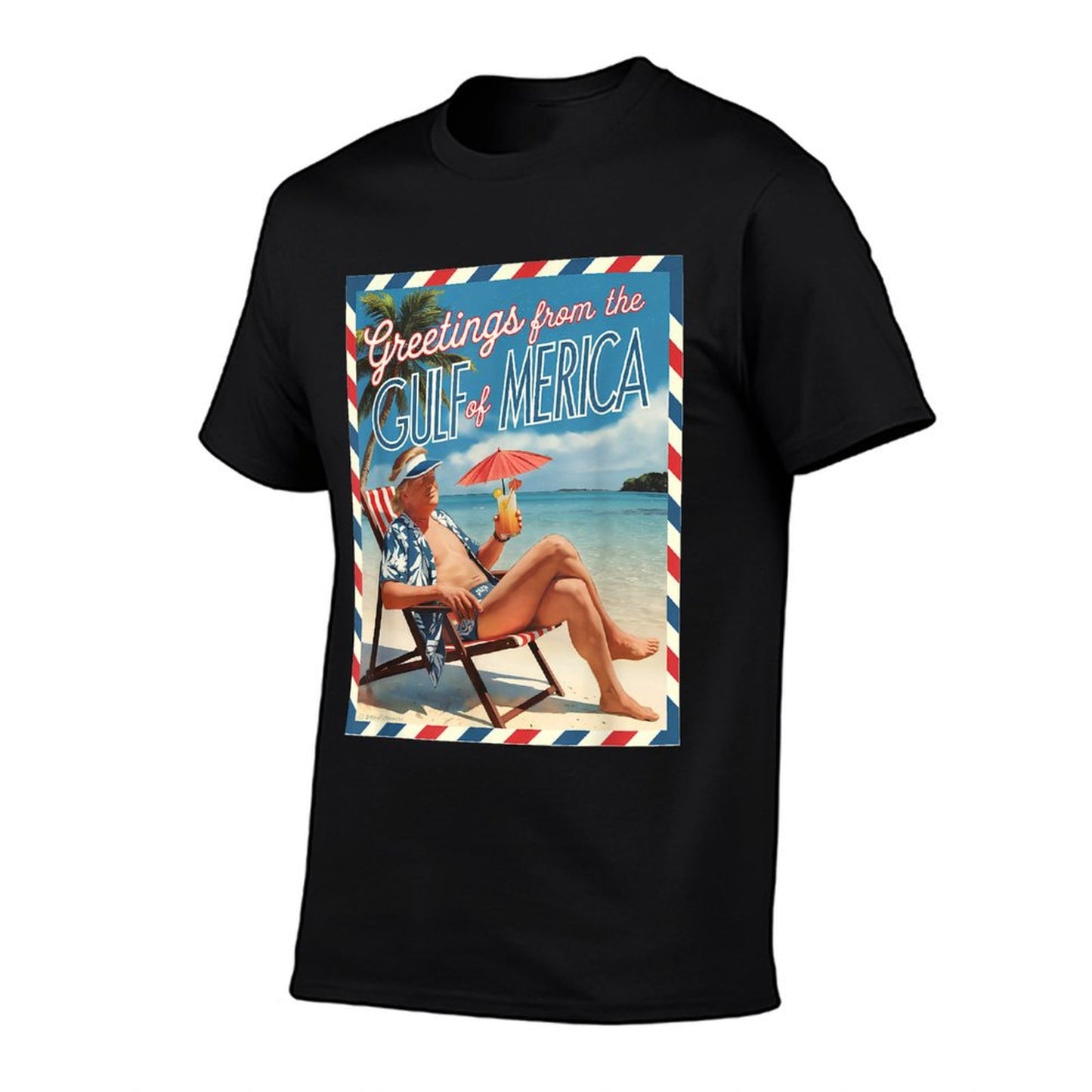 Trump Gulf of USA America, Greeting From The Gulf Of Merica Soft T-Shirt