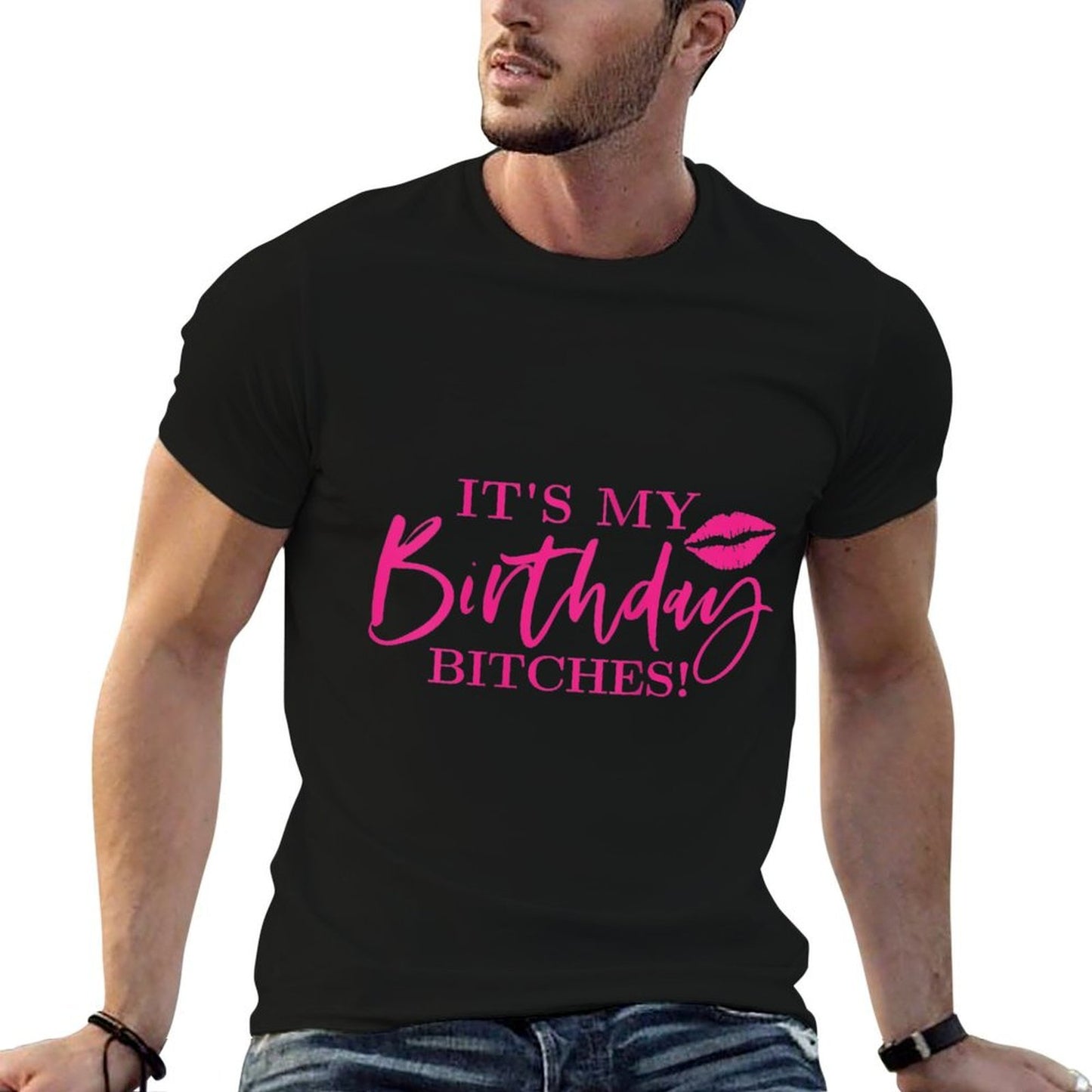 Womens Its My Birthday Bitchs Summer-ready Fabric T-Shirt
