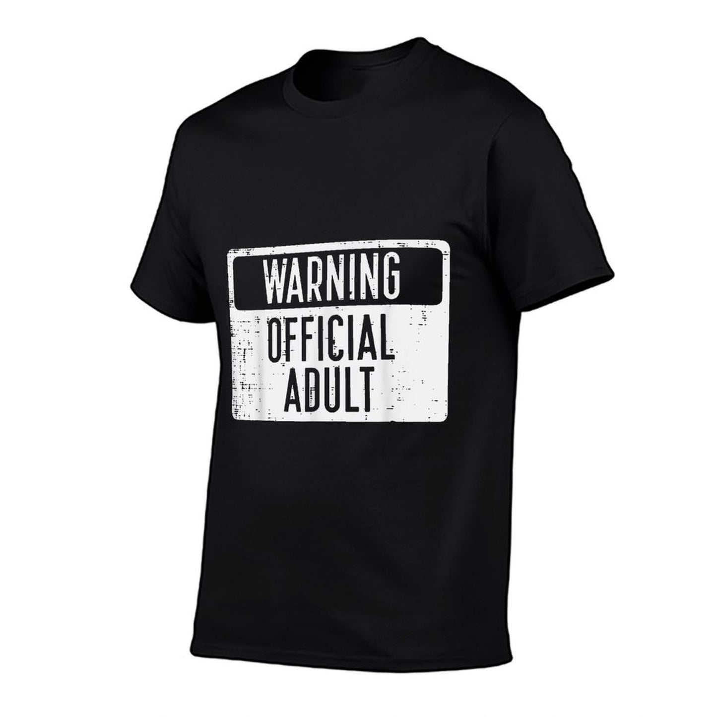18th Birthday Warning Official Adult 18 Years Old Women Men Odor-resistant T-Shirt