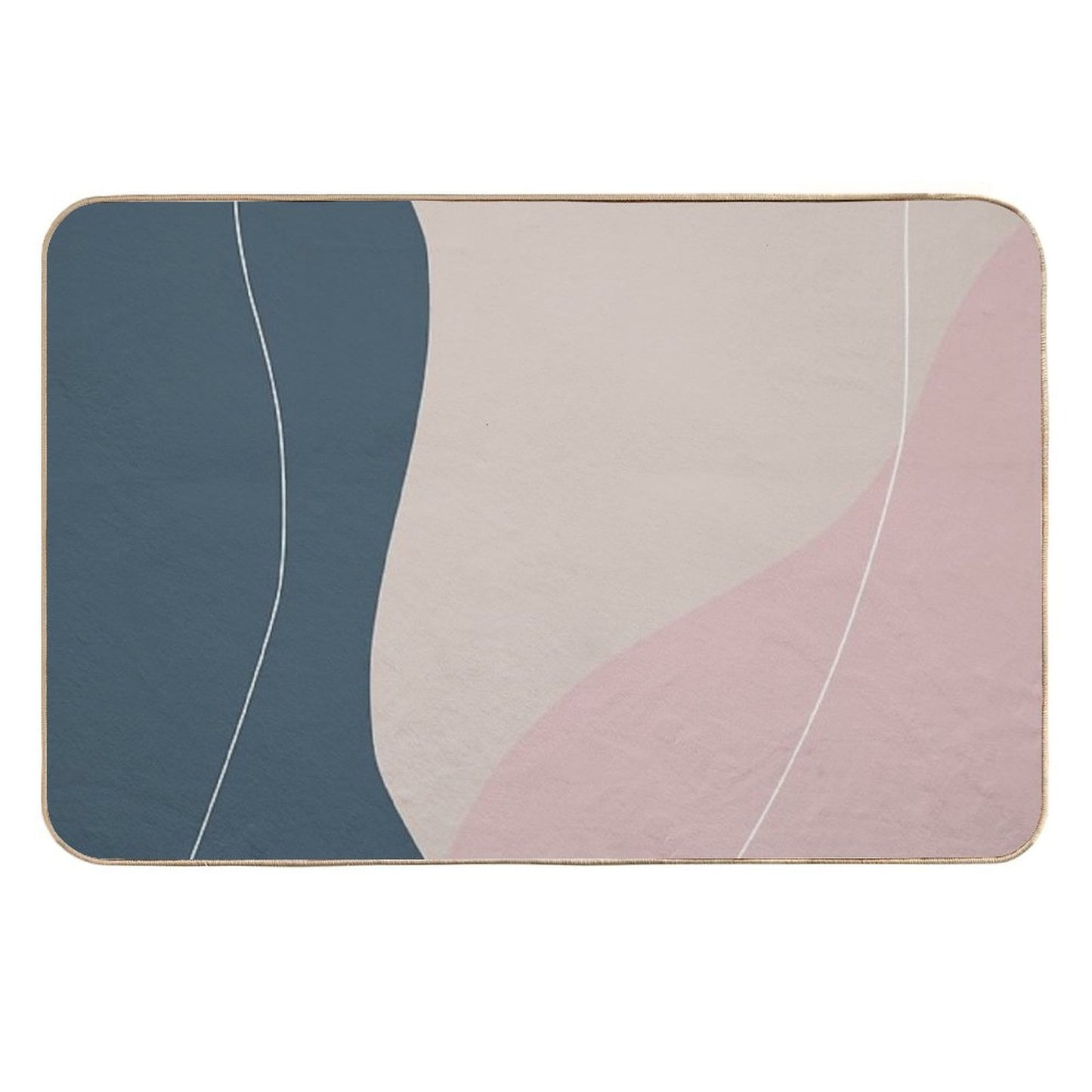 Cute Background Slip-Resistant Bath Mat