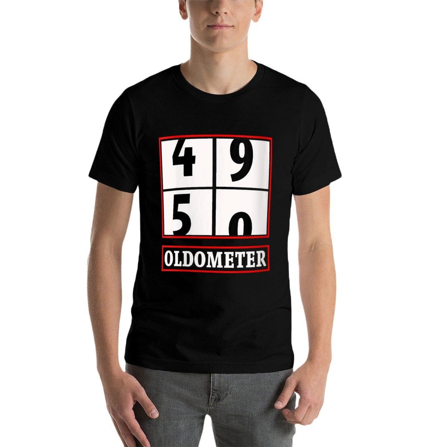Womens 50th Birthday 50 Year Oldometer Gift Moisture-wicking T-Shirt