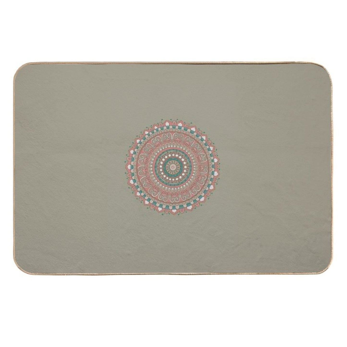 Mandala Art Fade-Resistant Bath Mat