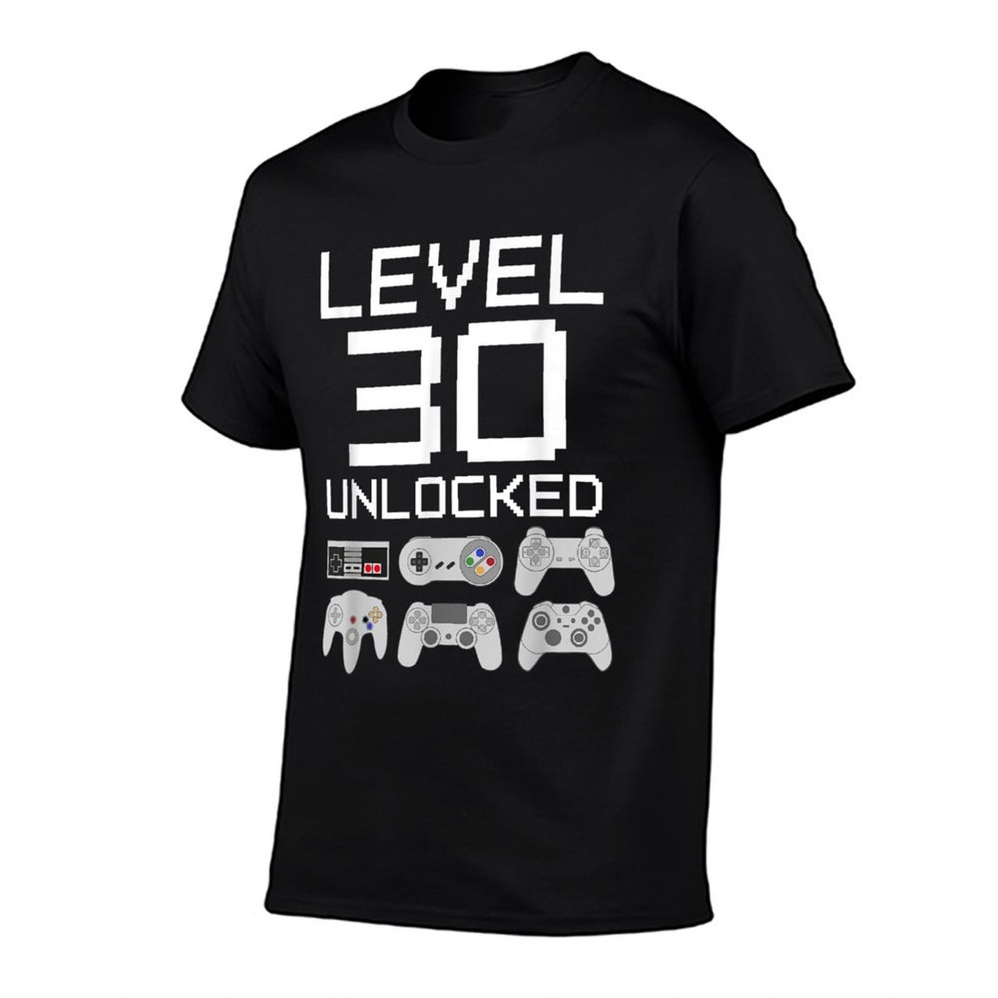 Level 30 Unlocked Funny Video Gamer 30th Birthday Tagless Design T-Shirt
