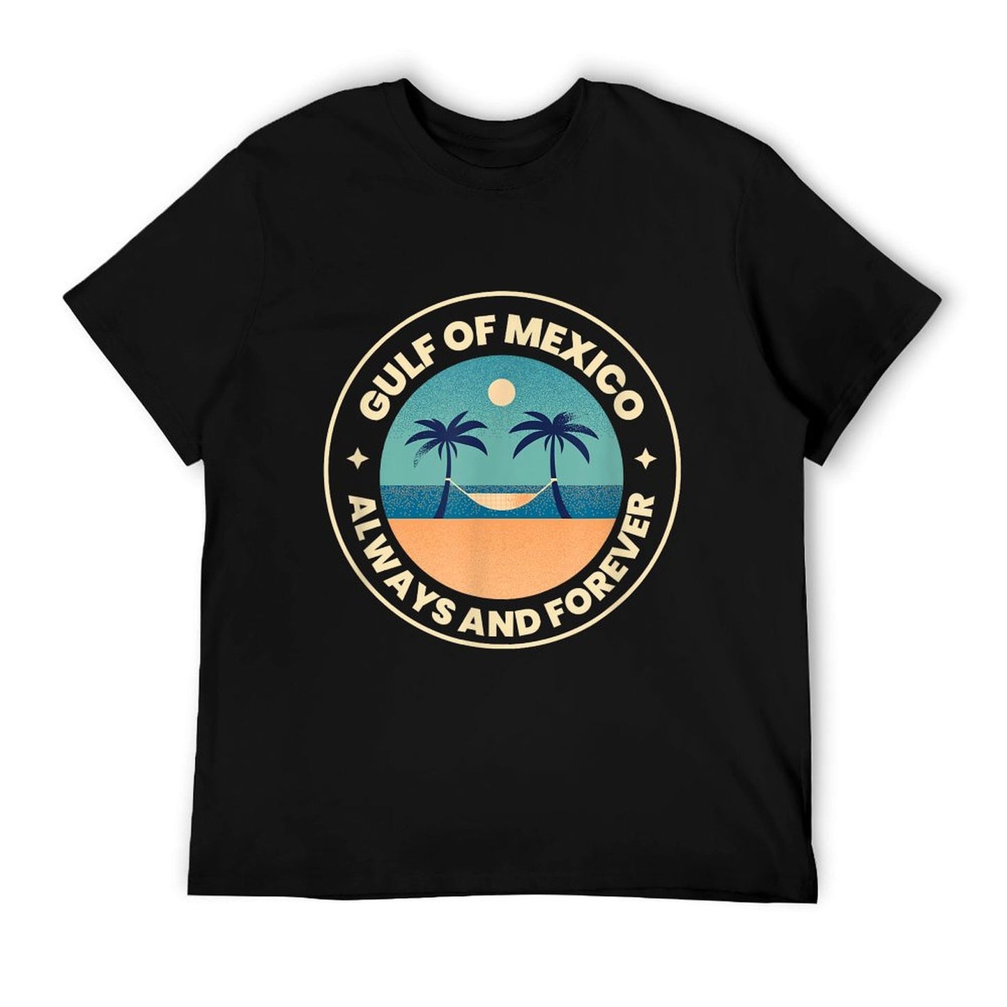 Gulf of USA America Gulf Of Mexico Retro Throwback Design Tagless Design T-Shirt