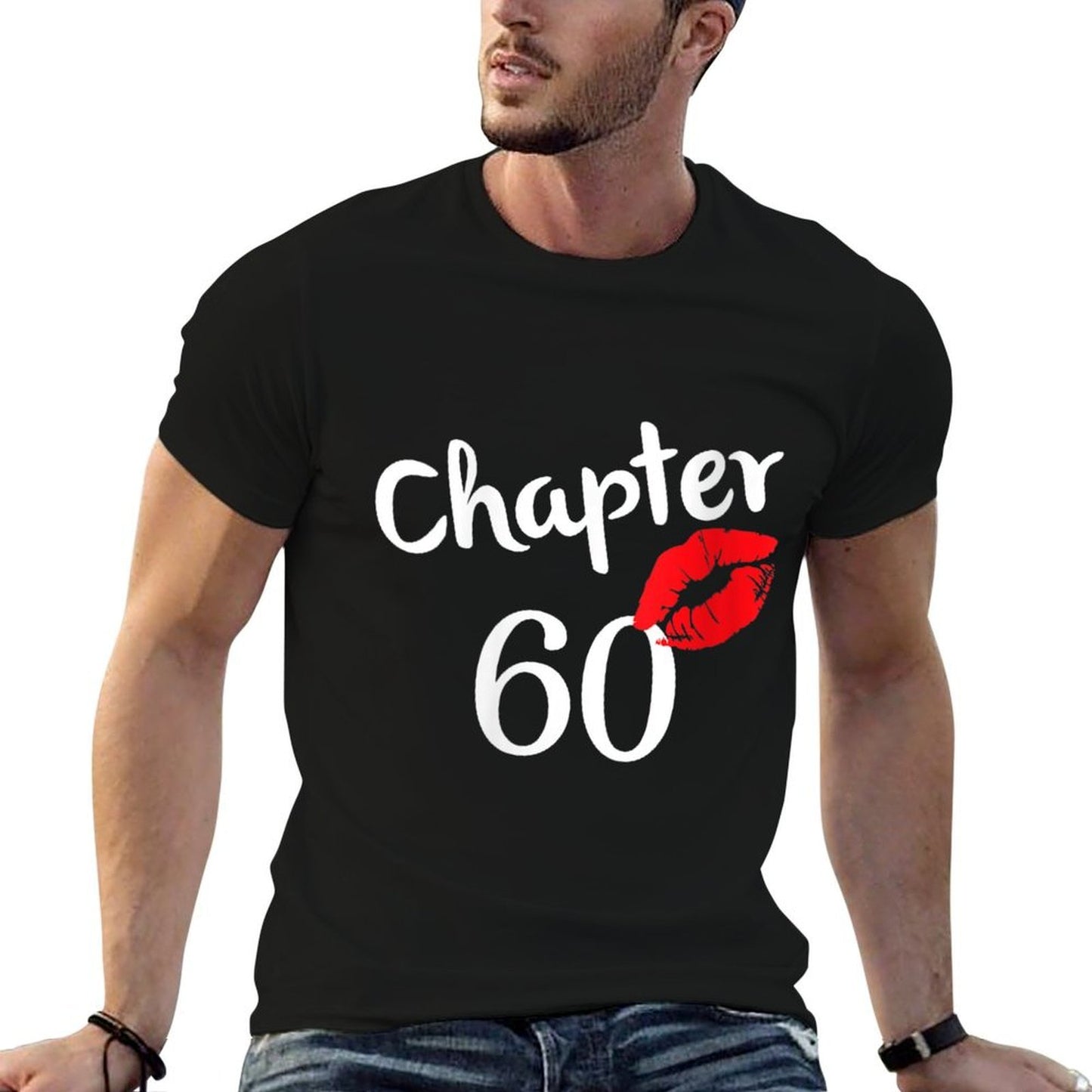 Womens Chapter 60 Years 60th Happy Birthday Lips Girls Born In 1961 Oversized Silhouette T-Shirt