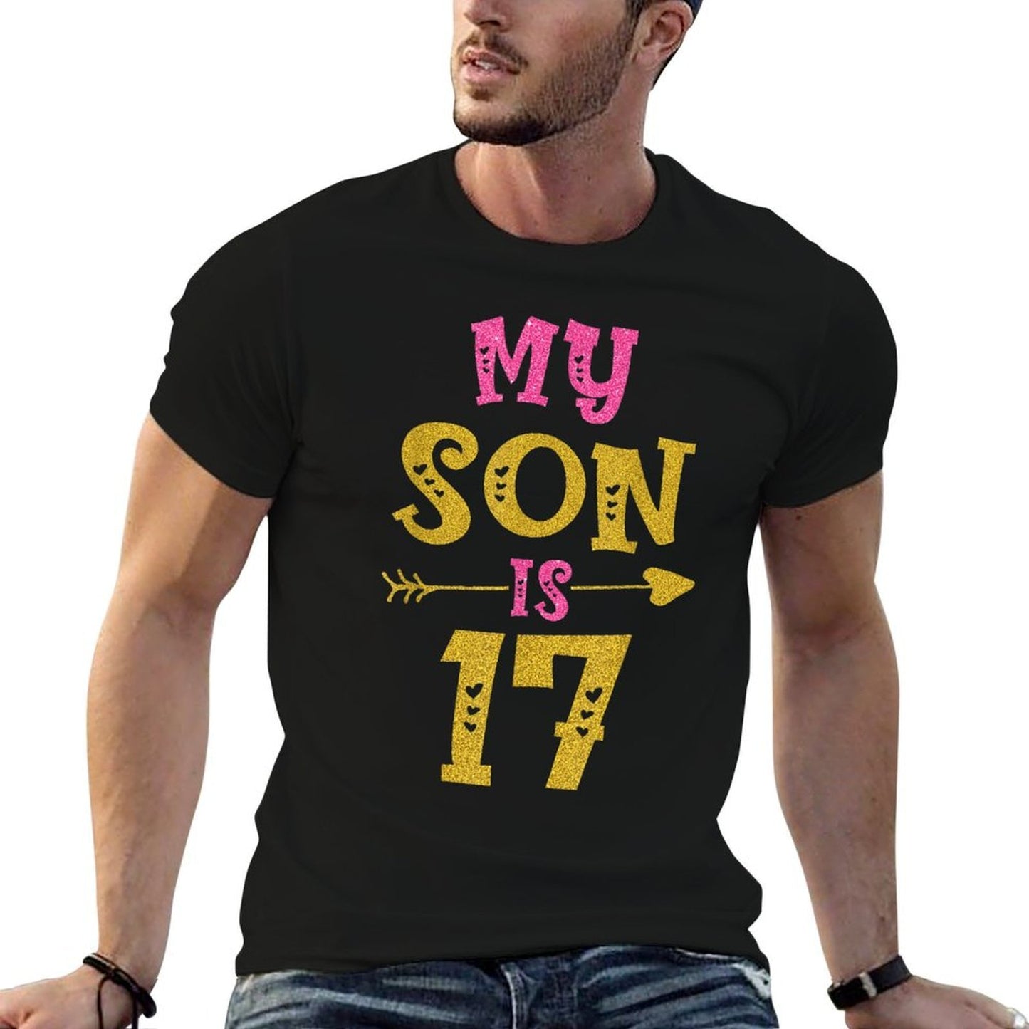 My Son Is 17 Years Old 2006 17th Son Birthday Gifts Wrinkle-resistant T-Shirt