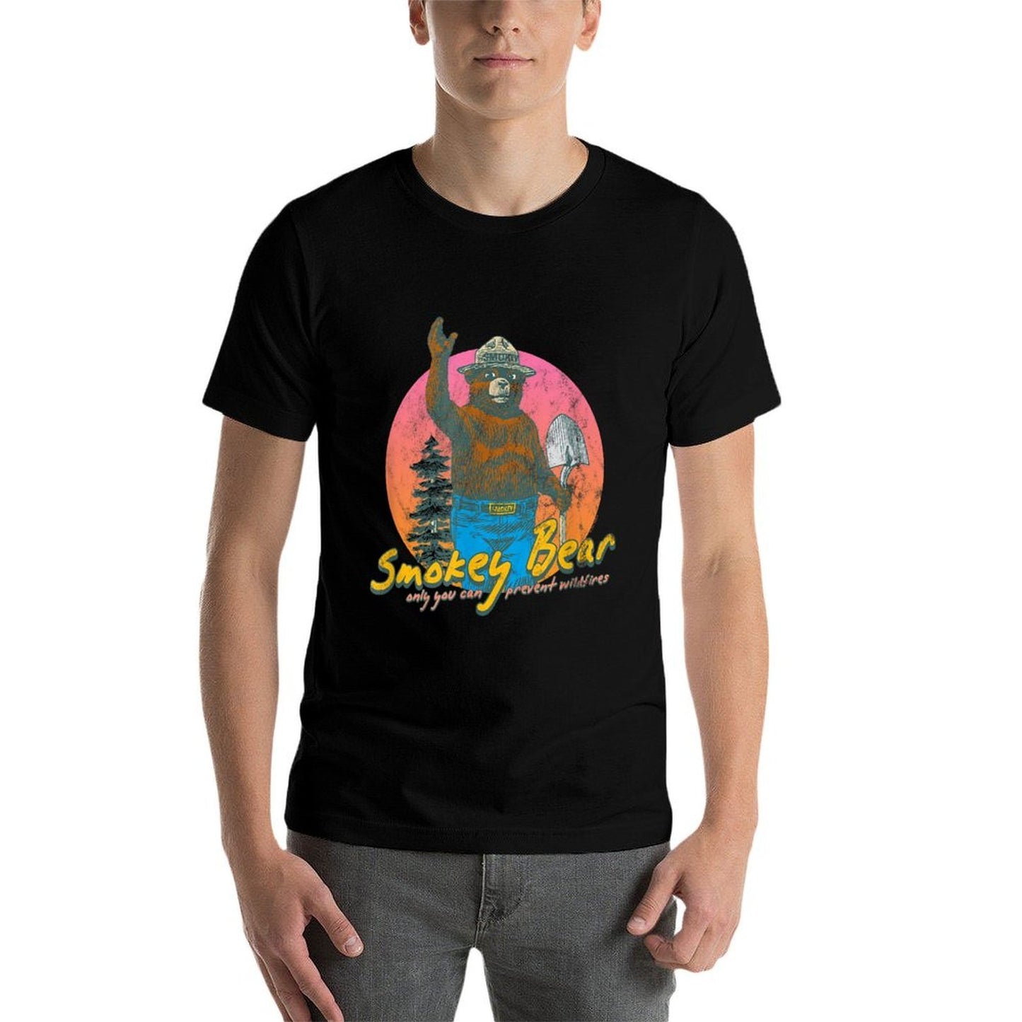 Ripple Junction X Smokey Bear Retro Smokey Bear Quick-drying T-Shirt