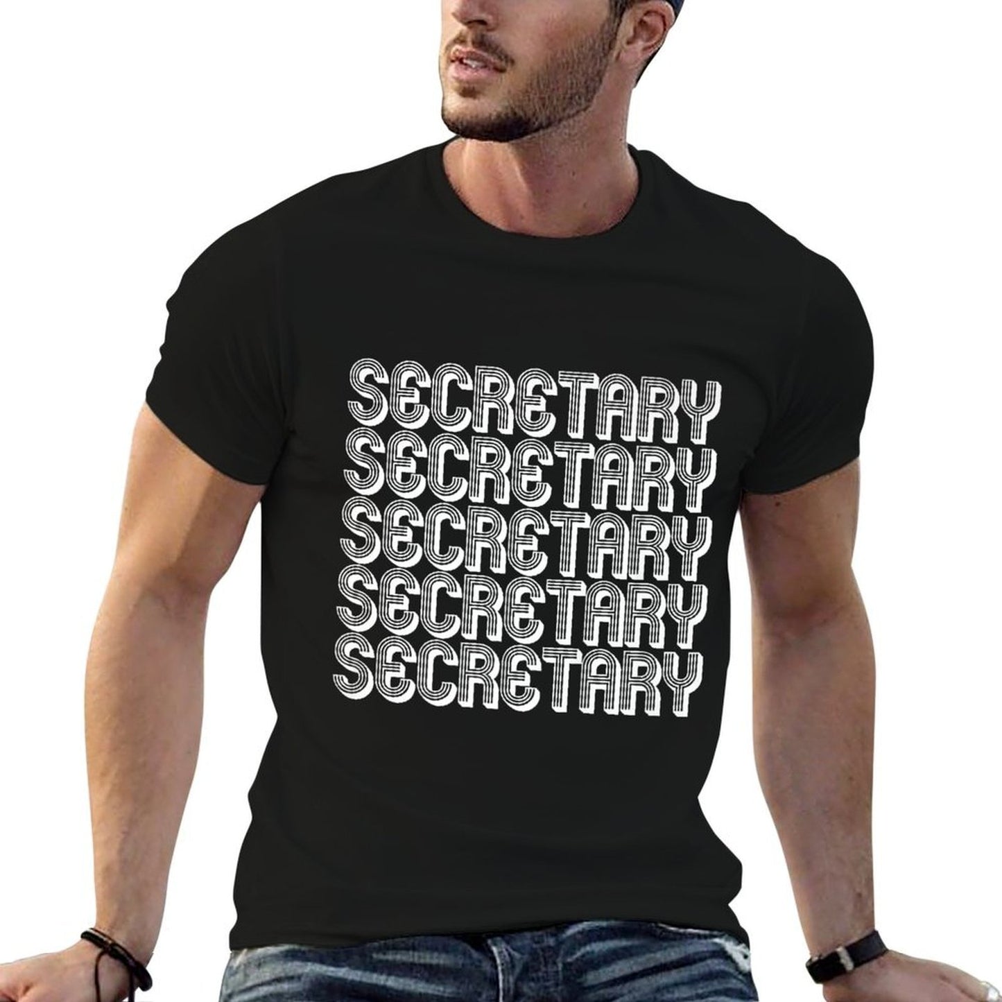 Secretary Premium Tagless Design T-Shirt