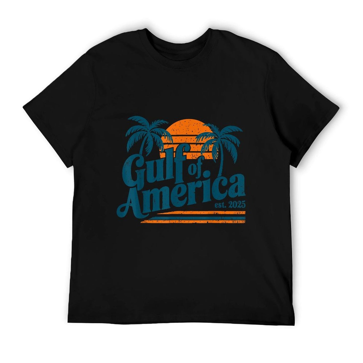 Retro Vintage Gulf Of US America 2025 American Gifts Stretchy T-Shirt