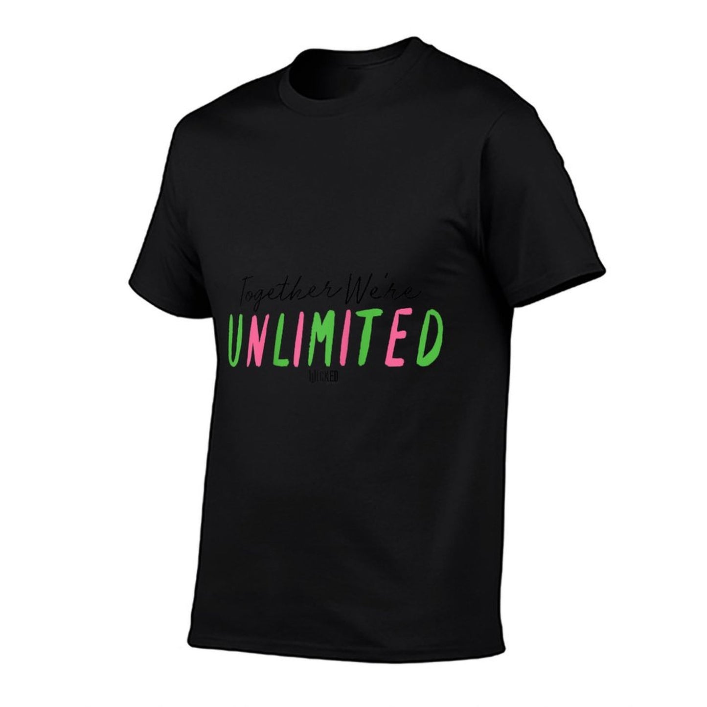 Wicked Together We’re Unlimited Raglan Baseball Heathered Texture T-Shirt