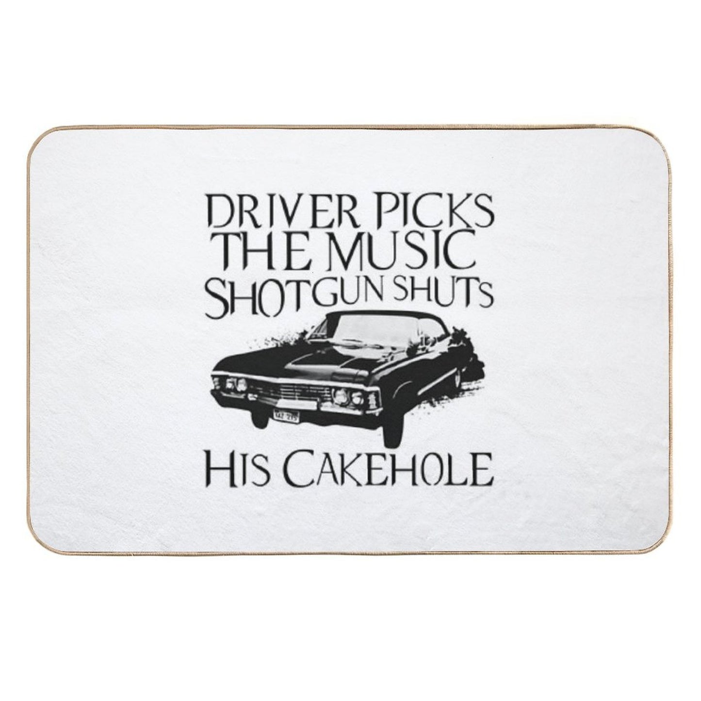 Driver Picks The Music Anti-Trip Bath Mat