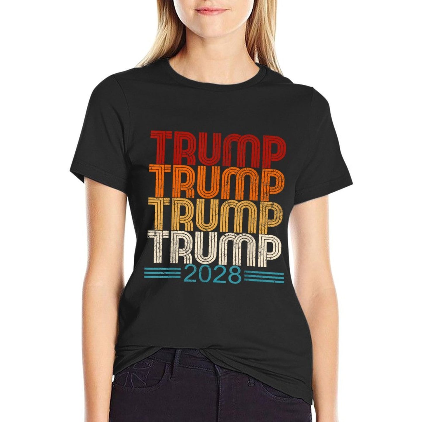 Trump 2028 President Election Campaign Donald Trump 2028 US Comfortable T-Shirt