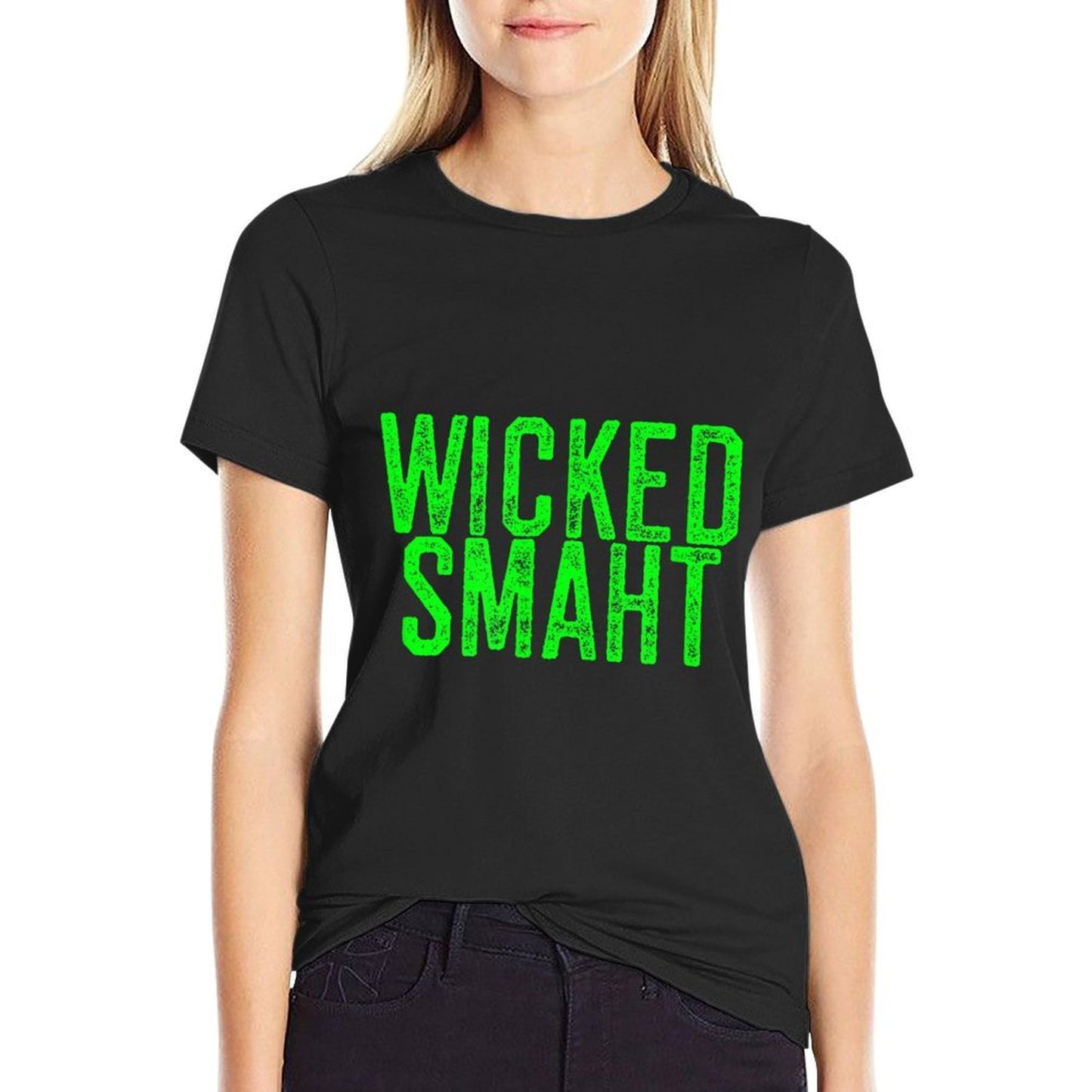 Wicked Smaht Funny Boston Massachusetts Gift Shirt Eco-friendly Material T-Shirt