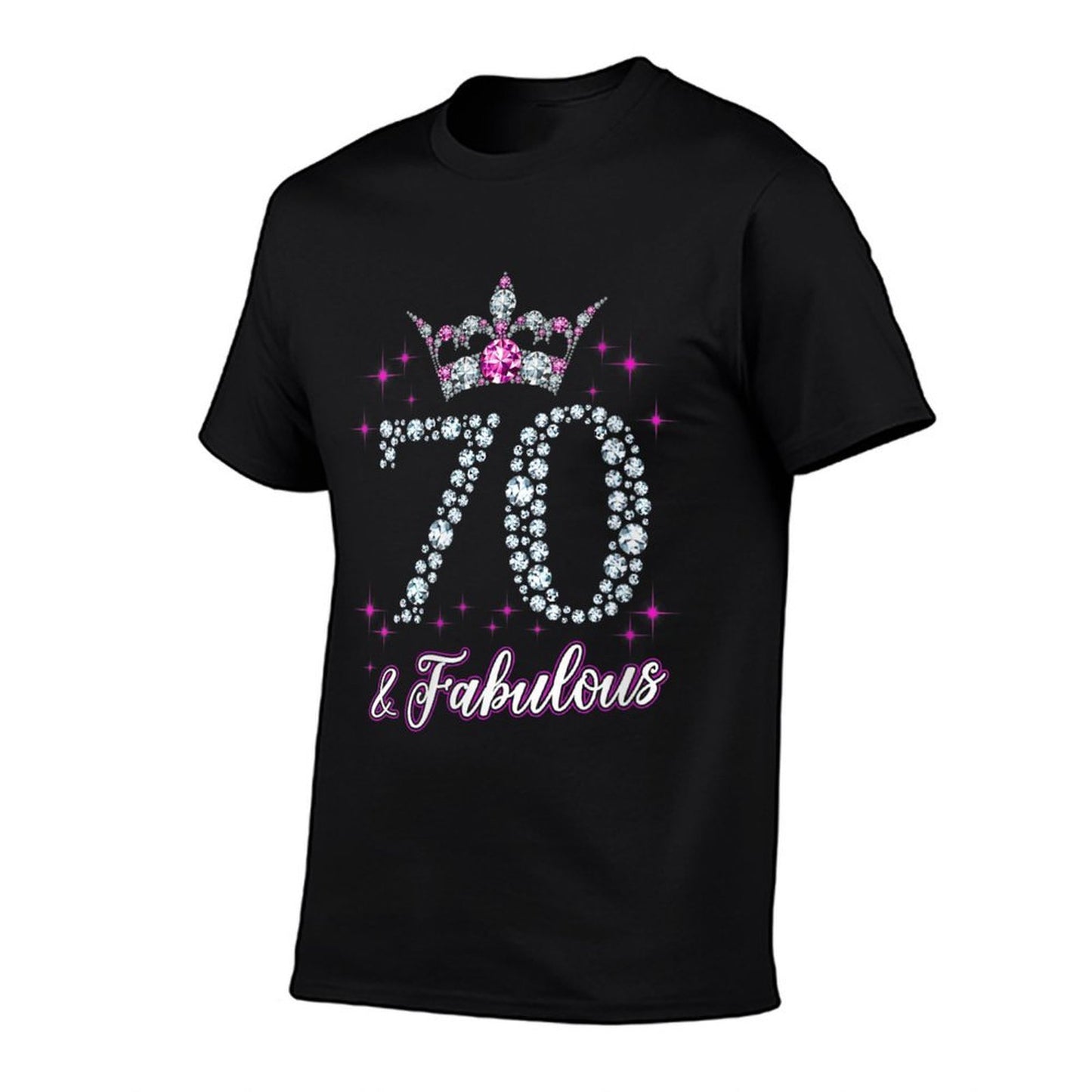 Womens Womens 70 And Fabulous 1949 70Th Birthday Gift High-quality Stitching T-Shirt