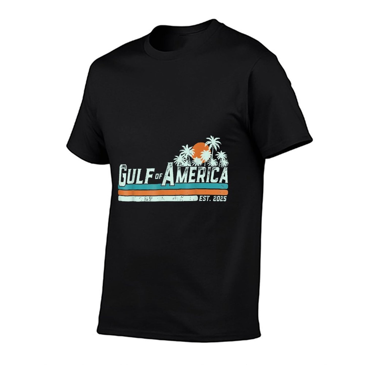 Retro Gulf Of US America 2025 American Flag Gulf Mexico Classic T-Shirt