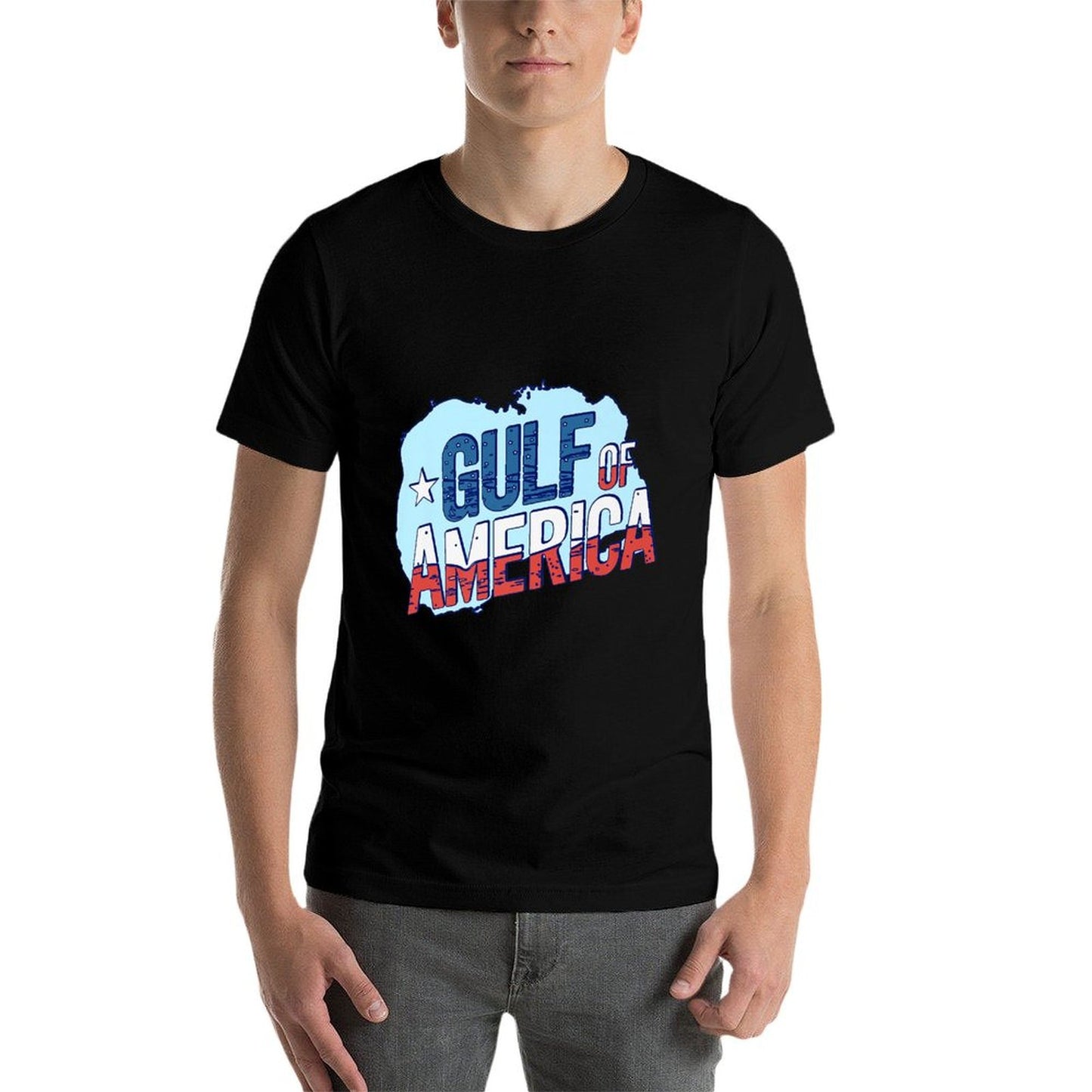 Gulf of USA America Premium High-quality Stitching T-Shirt