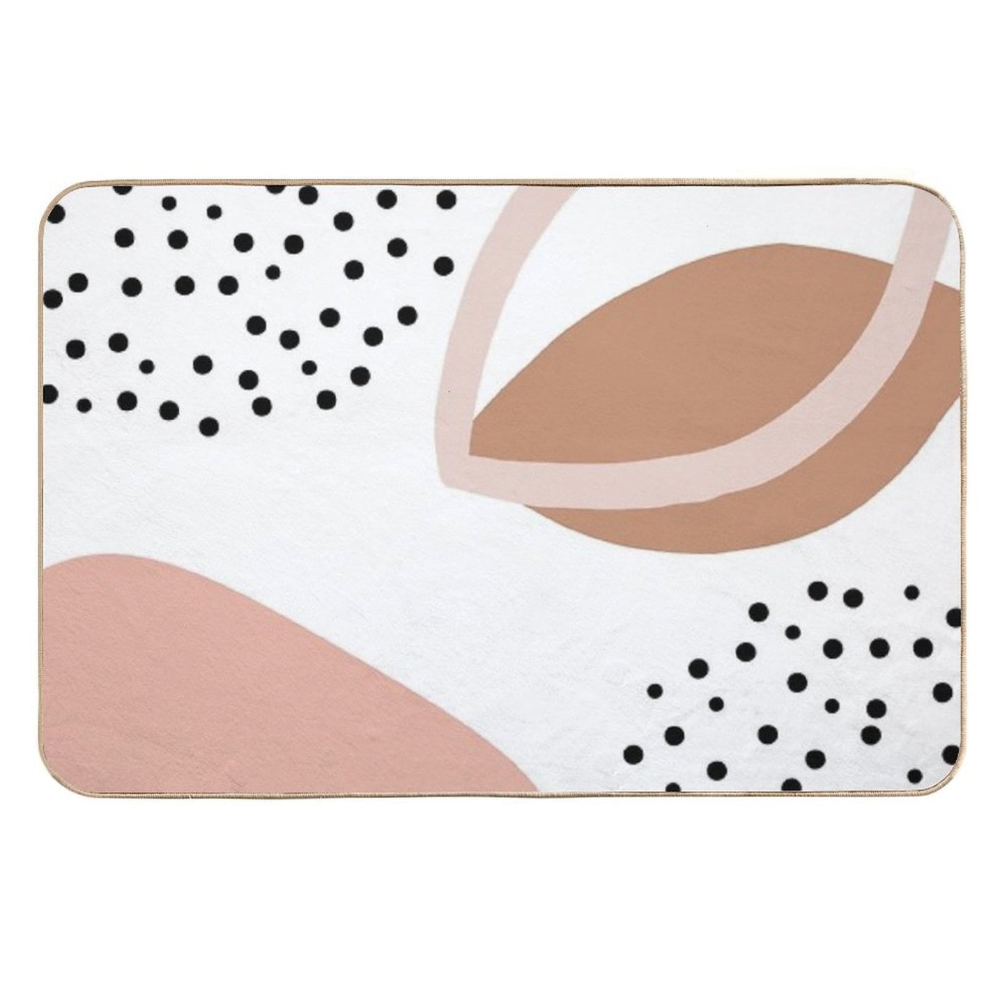 Abstract, Mid Century & Modern Kids Wall Art Anti-Trip Bath Mat