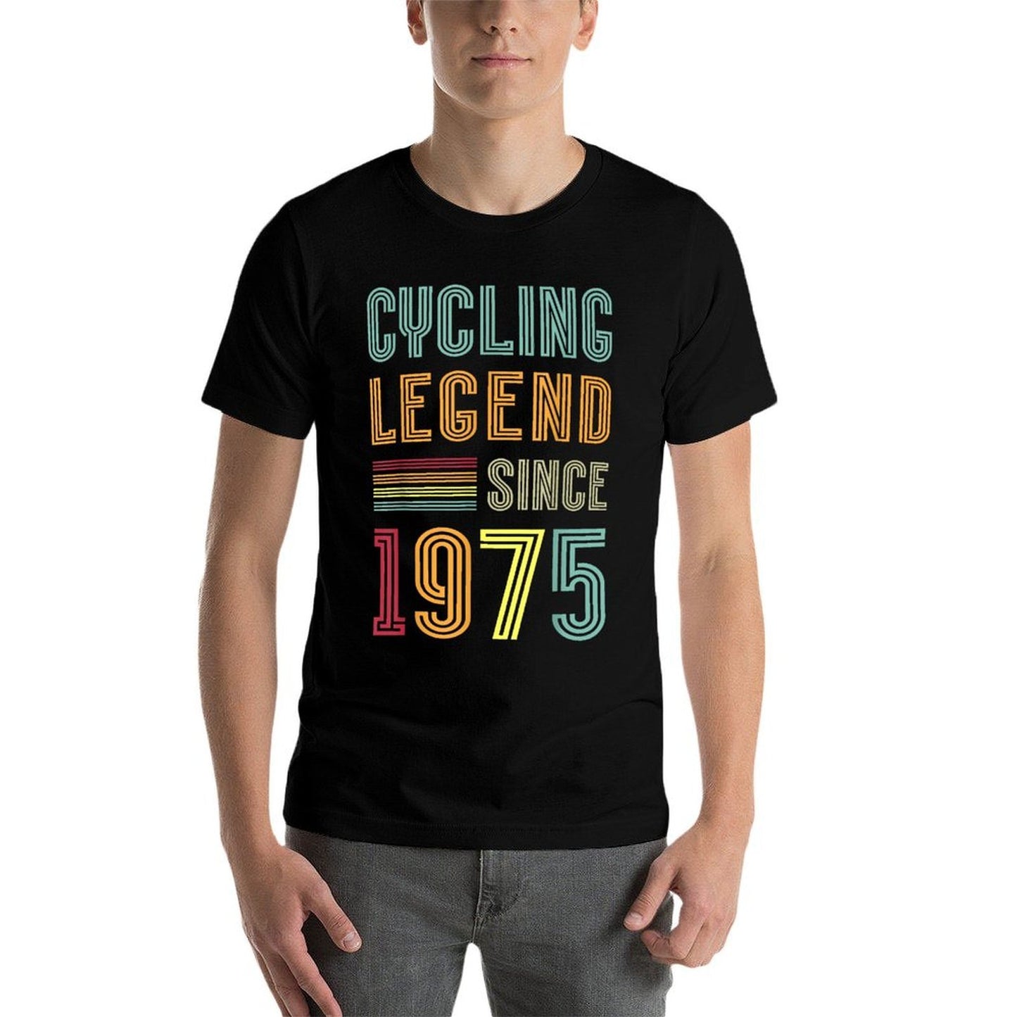 Cycling Legend 1975 Bicycle Sports 50th Birthday Cyclist Moisture-wicking T-Shirt