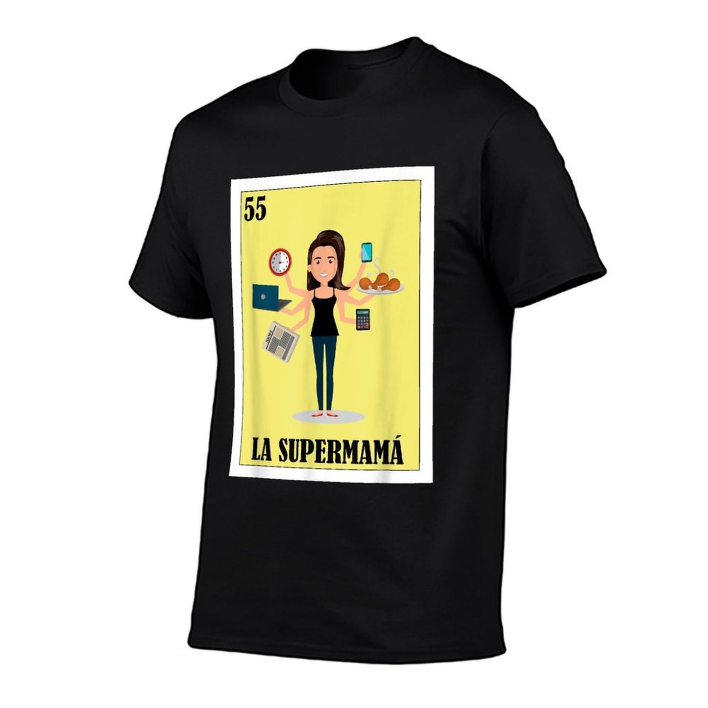 Funny Mexican Mom Design - La Supermama Lightweight T-Shirt