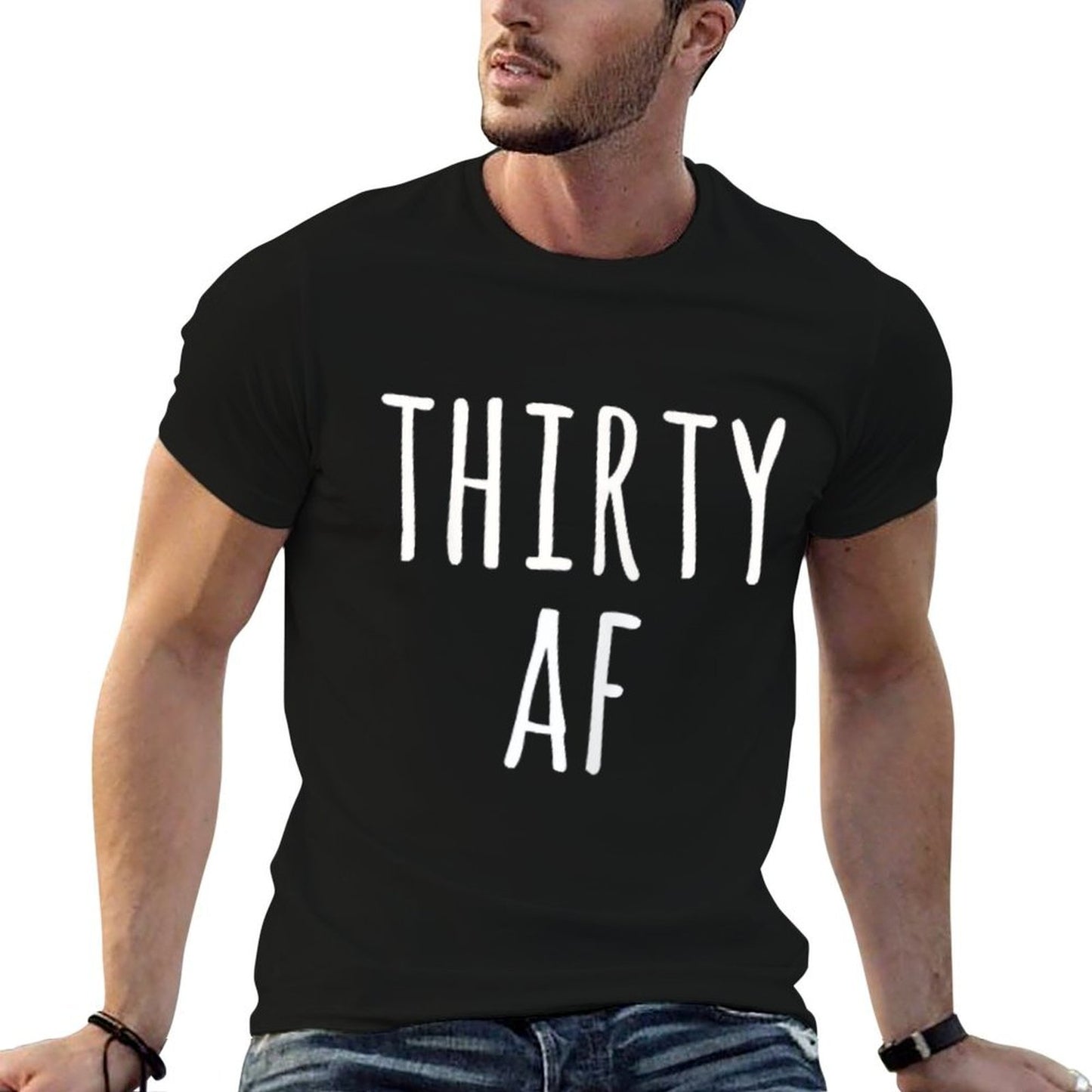 Womens Thirty AF 30th Birthday Dirty 30 Lightweight T-Shirt