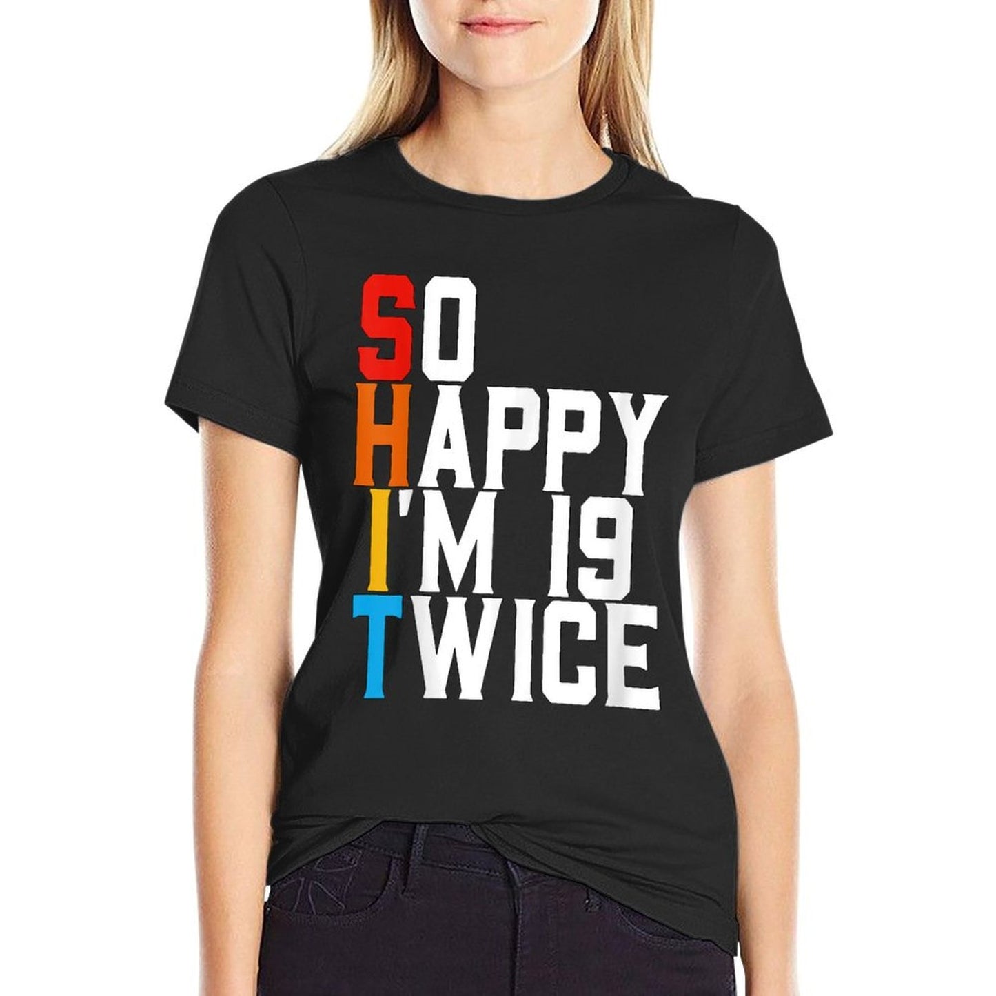Sarcastic Funny 38 Years Old Bday Vintage 38th Birthday Summer-ready Fabric T-Shirt